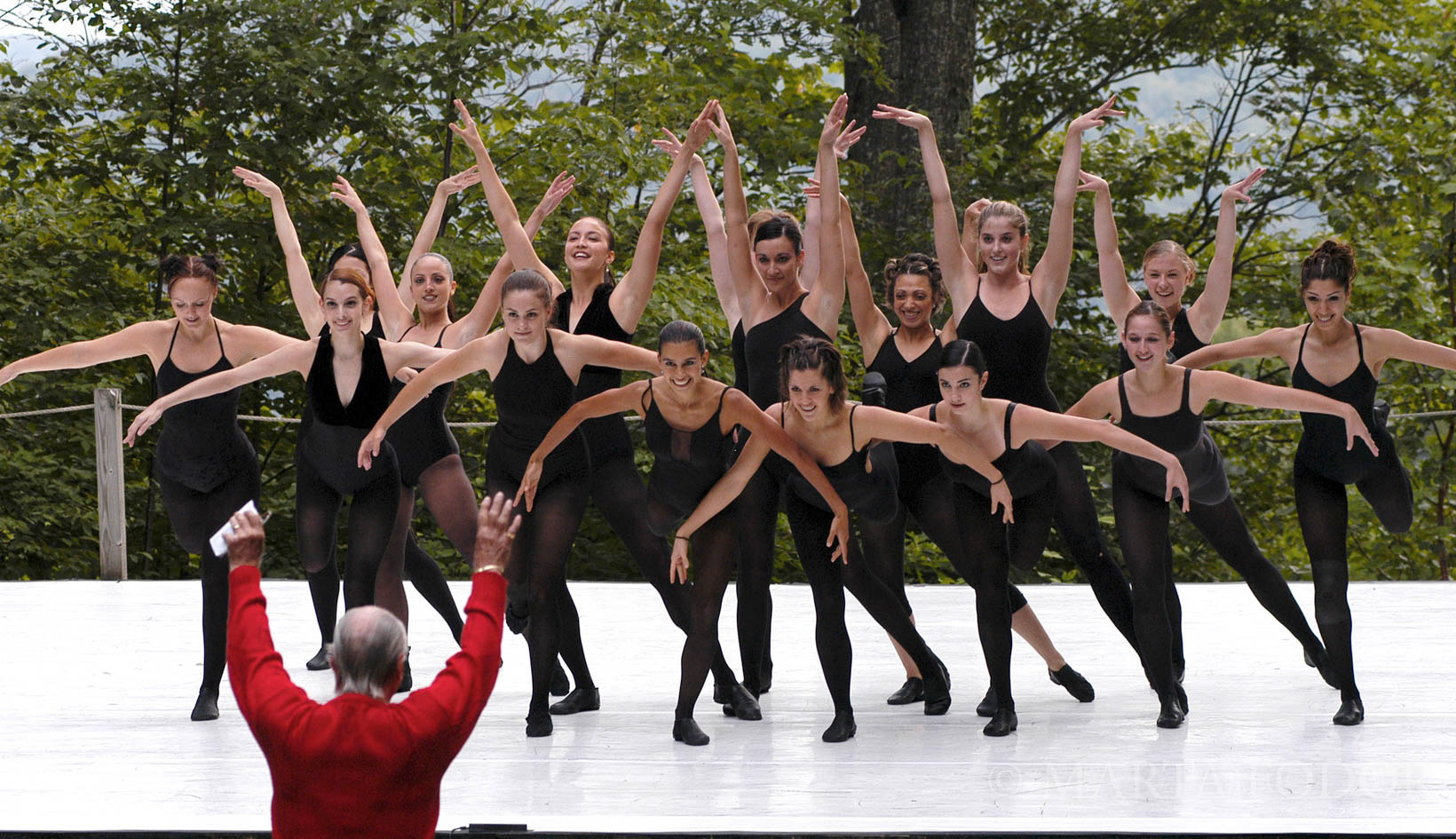 Jazz  rehearsal at Jacob's Pillow Dance Festival, MA