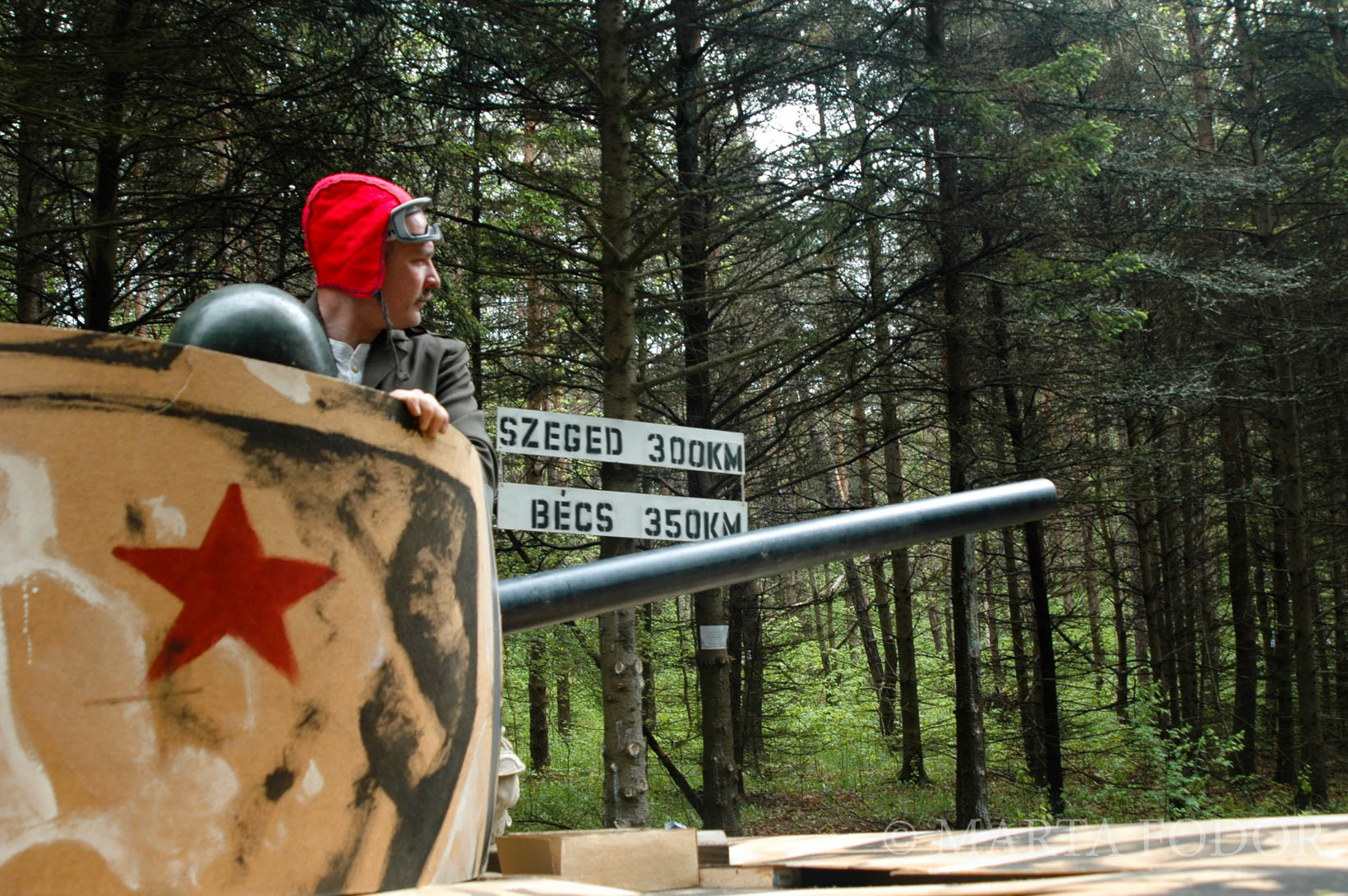 Recreating the 1956 Hungarian Revolution 50 years later in Fillmore, NY.