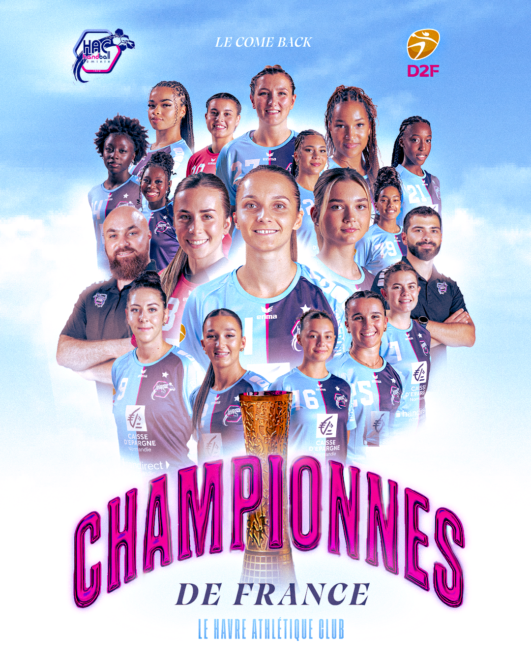 Championnes de France de D2F - Client LFH