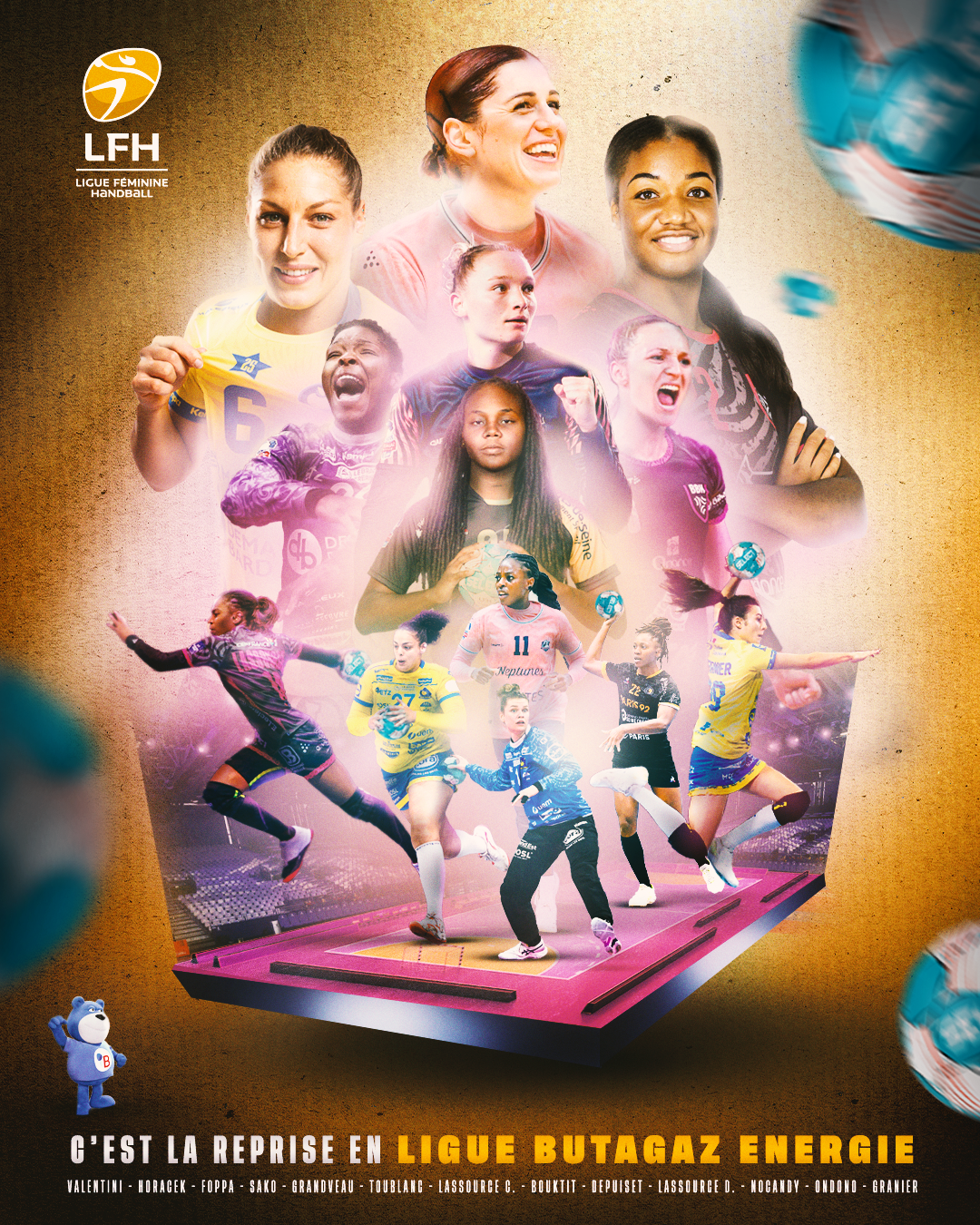 Reprise LBE - Ligue Féminine Handball