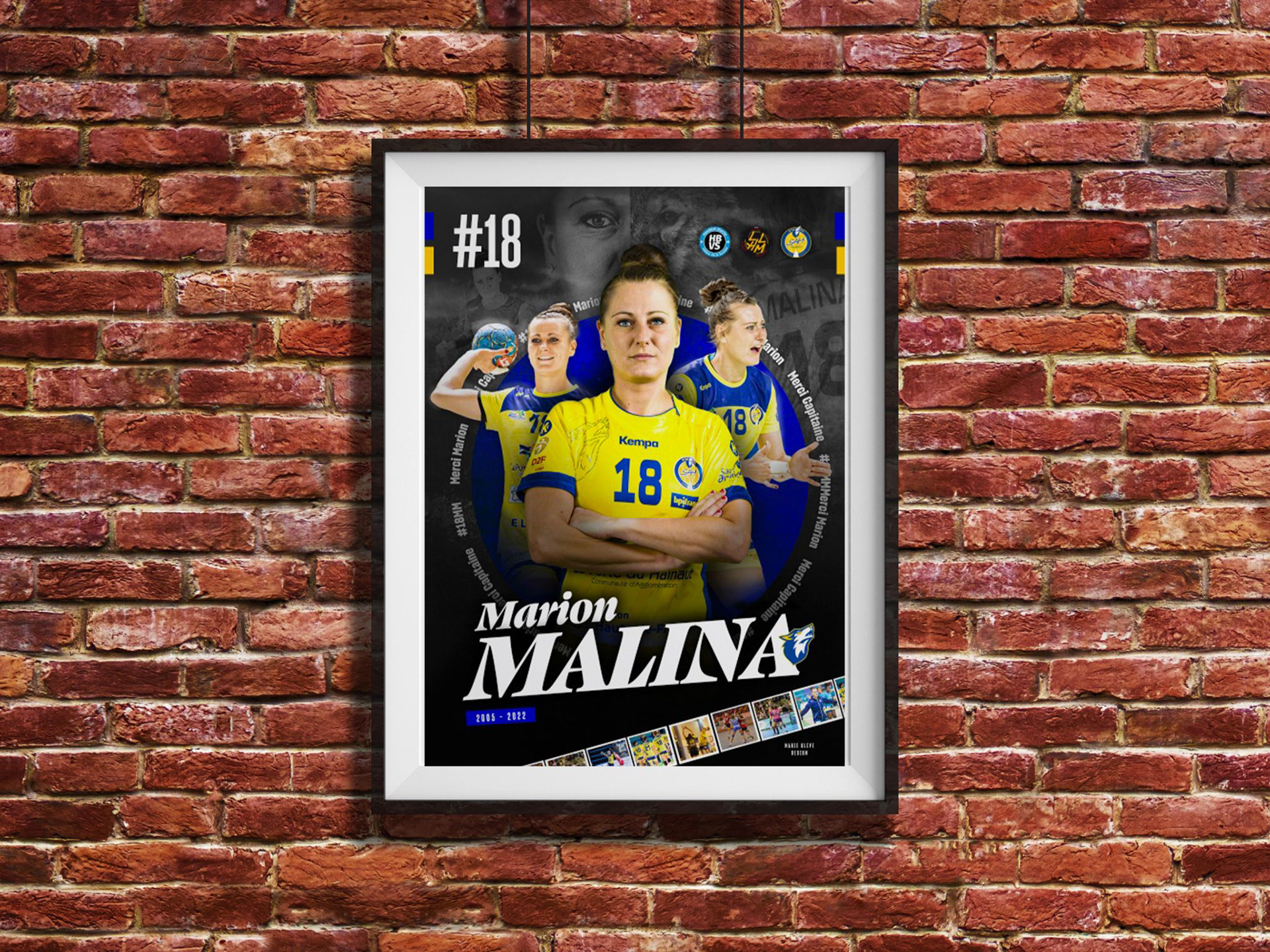 poster remerciement st amand handball