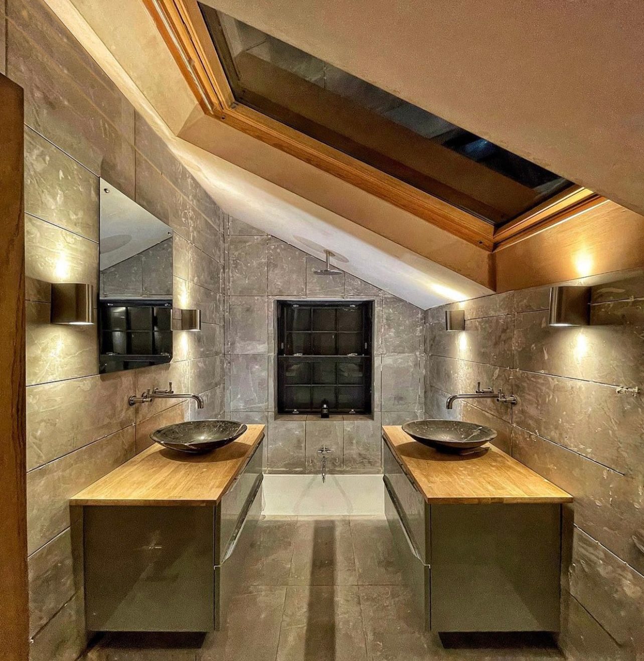 Bathroom near completion