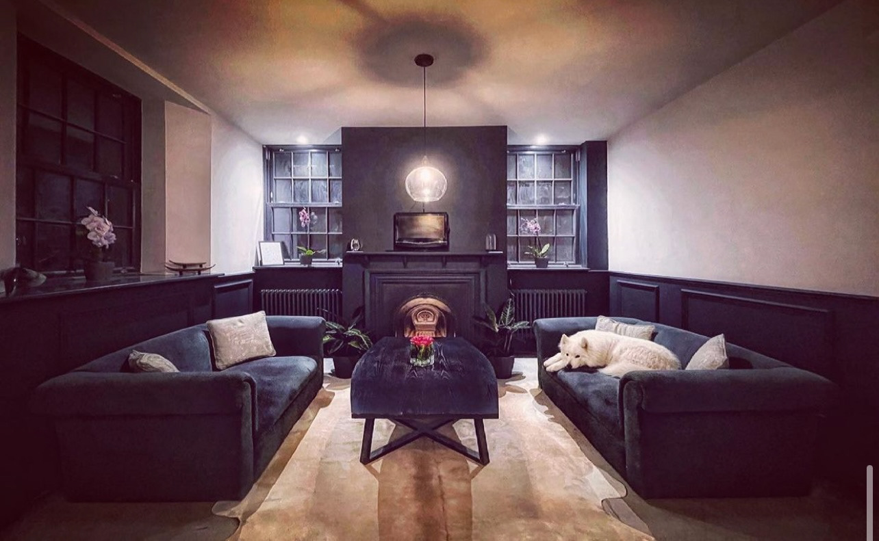 Living Room near completion February 2021