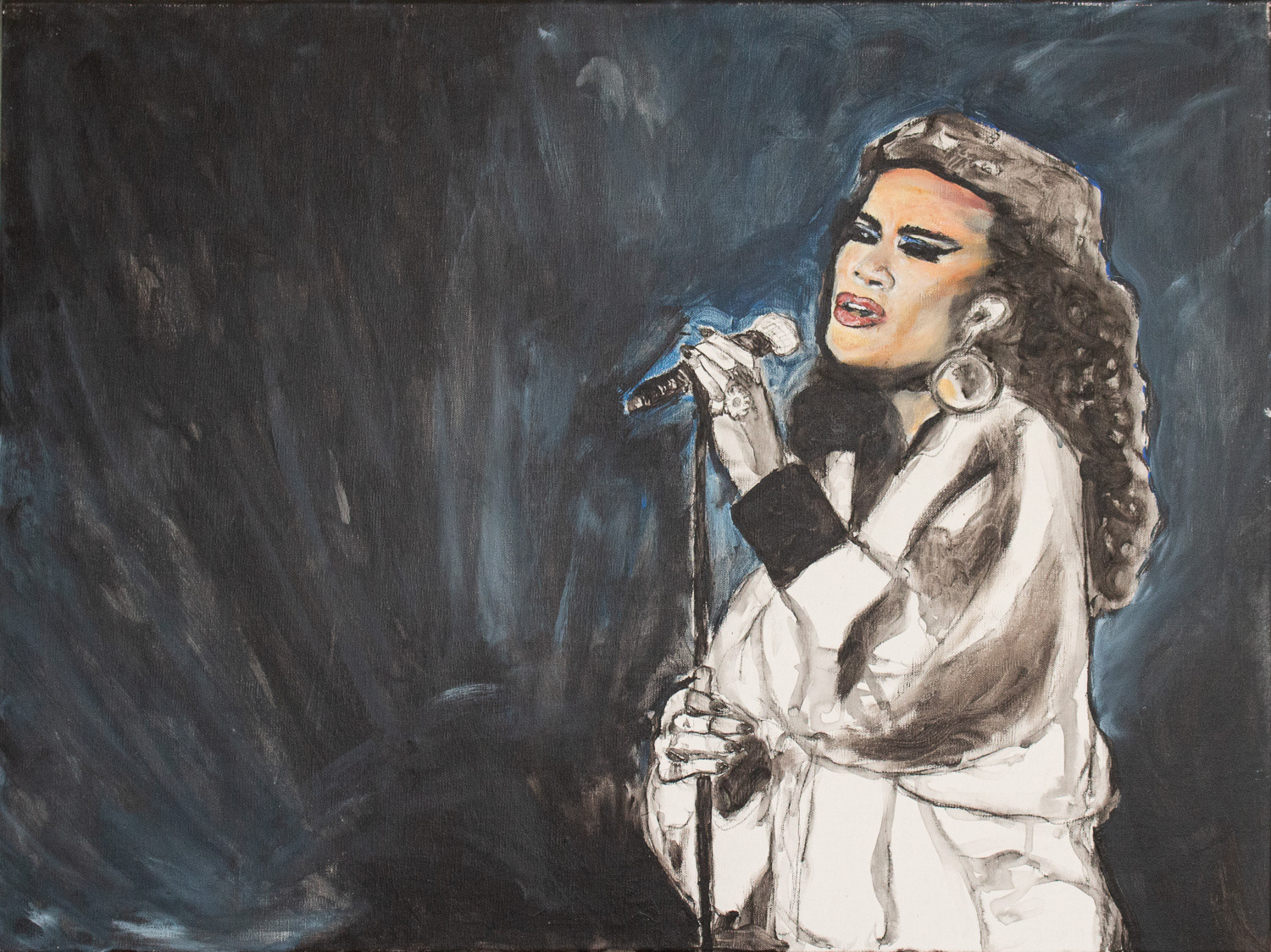 Andra, Acryl auf Leinwand  (Work in progress) 80*60 cm