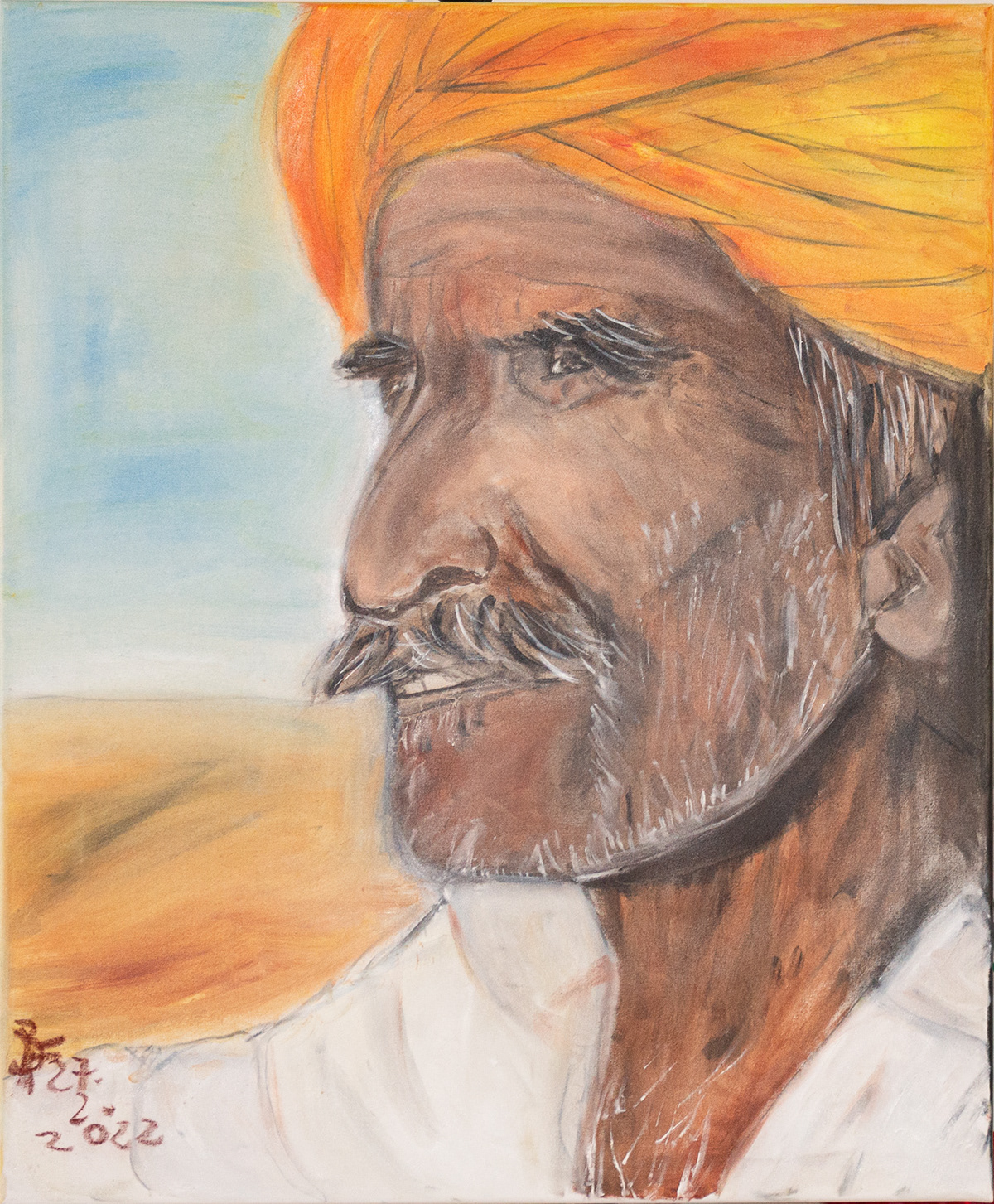 Wisdom, Öl auf Leinwand 50*60cm