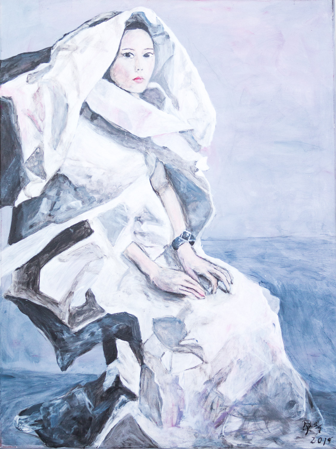 Fragilita, Acryl auf Leinwand 60*80*2cm