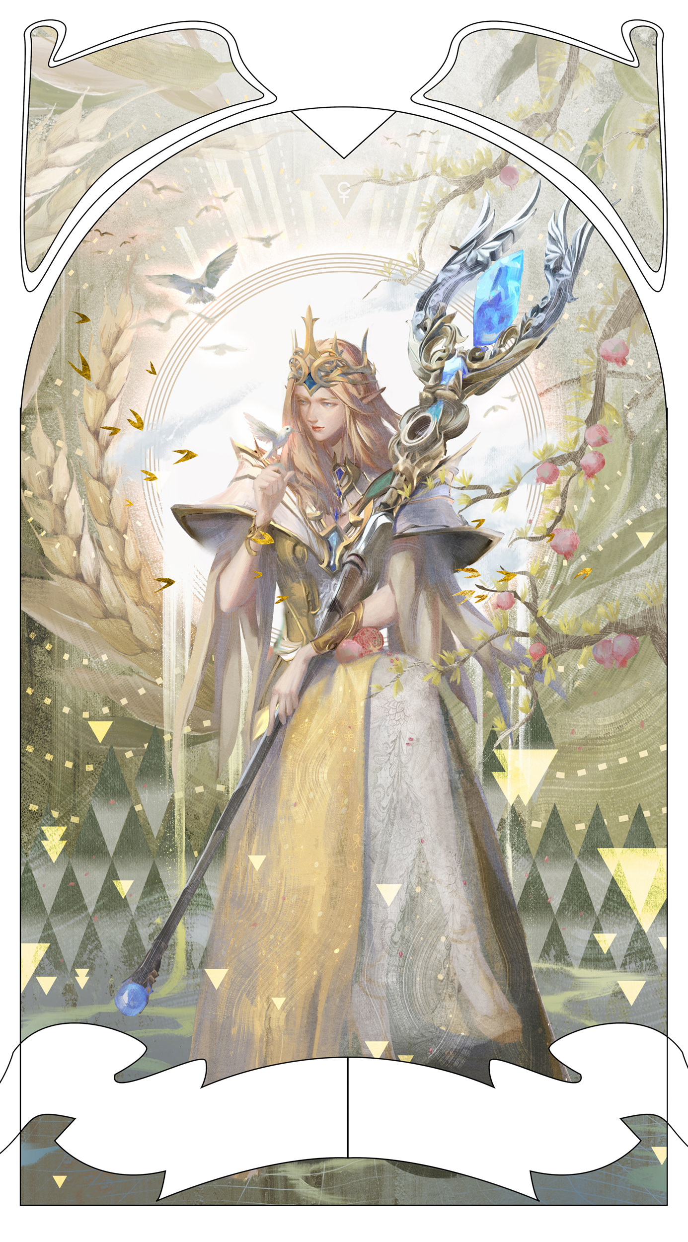 Tarot Card - Queen