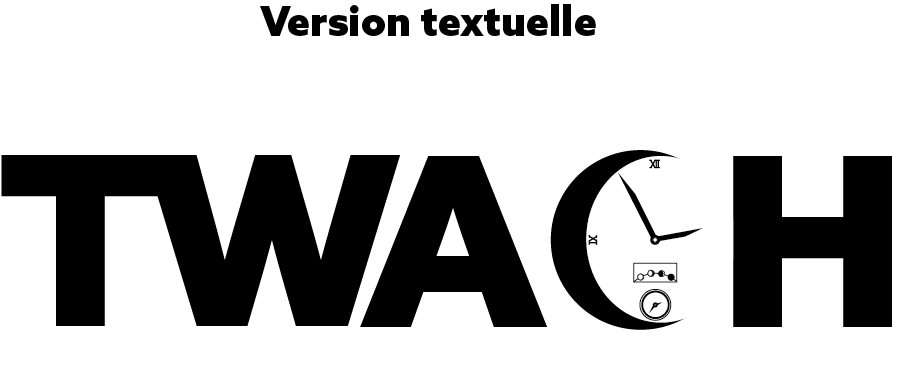 Logo version textuelle pour une entreprise à voyager dans le temps