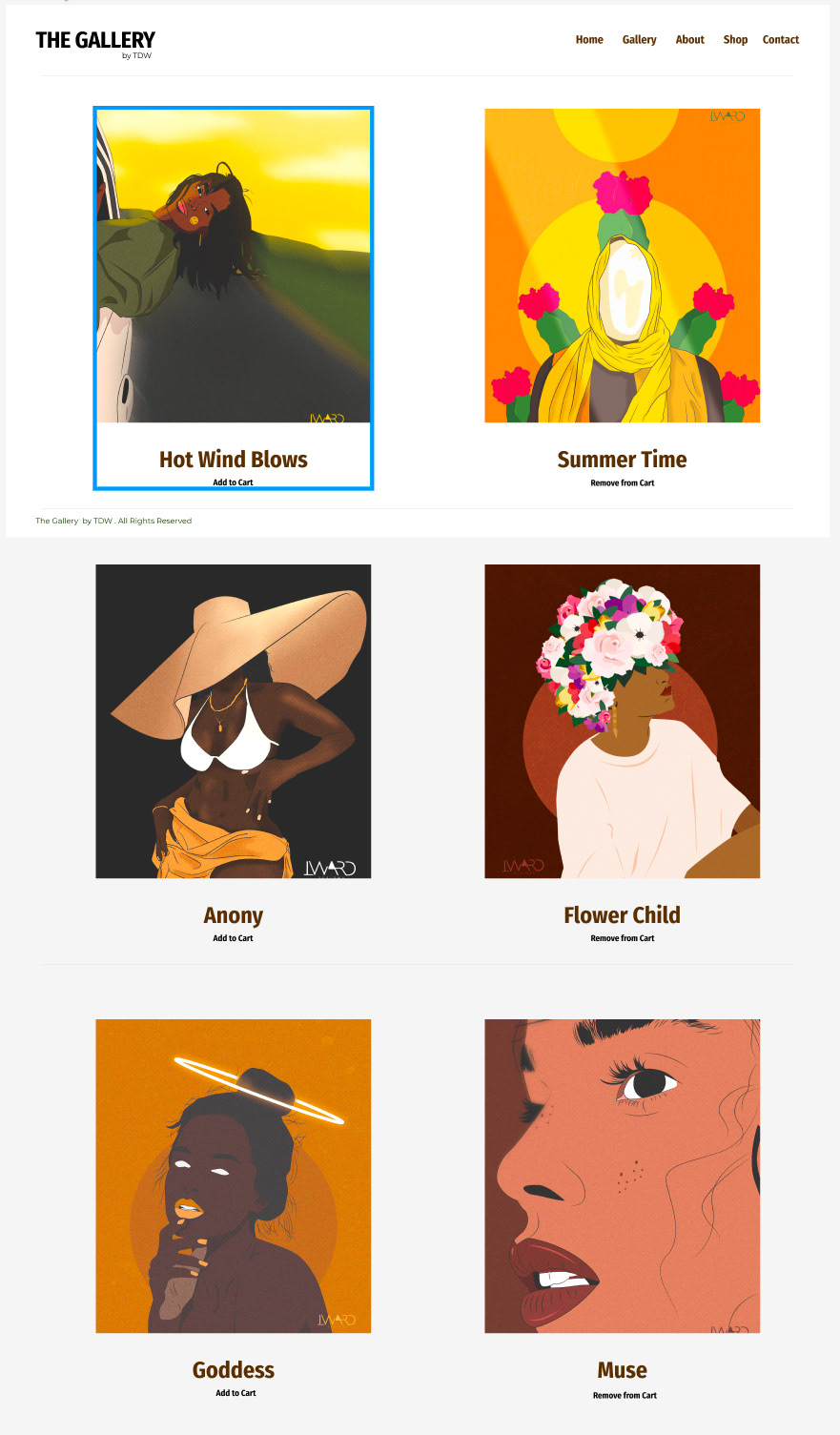 Gallery List View