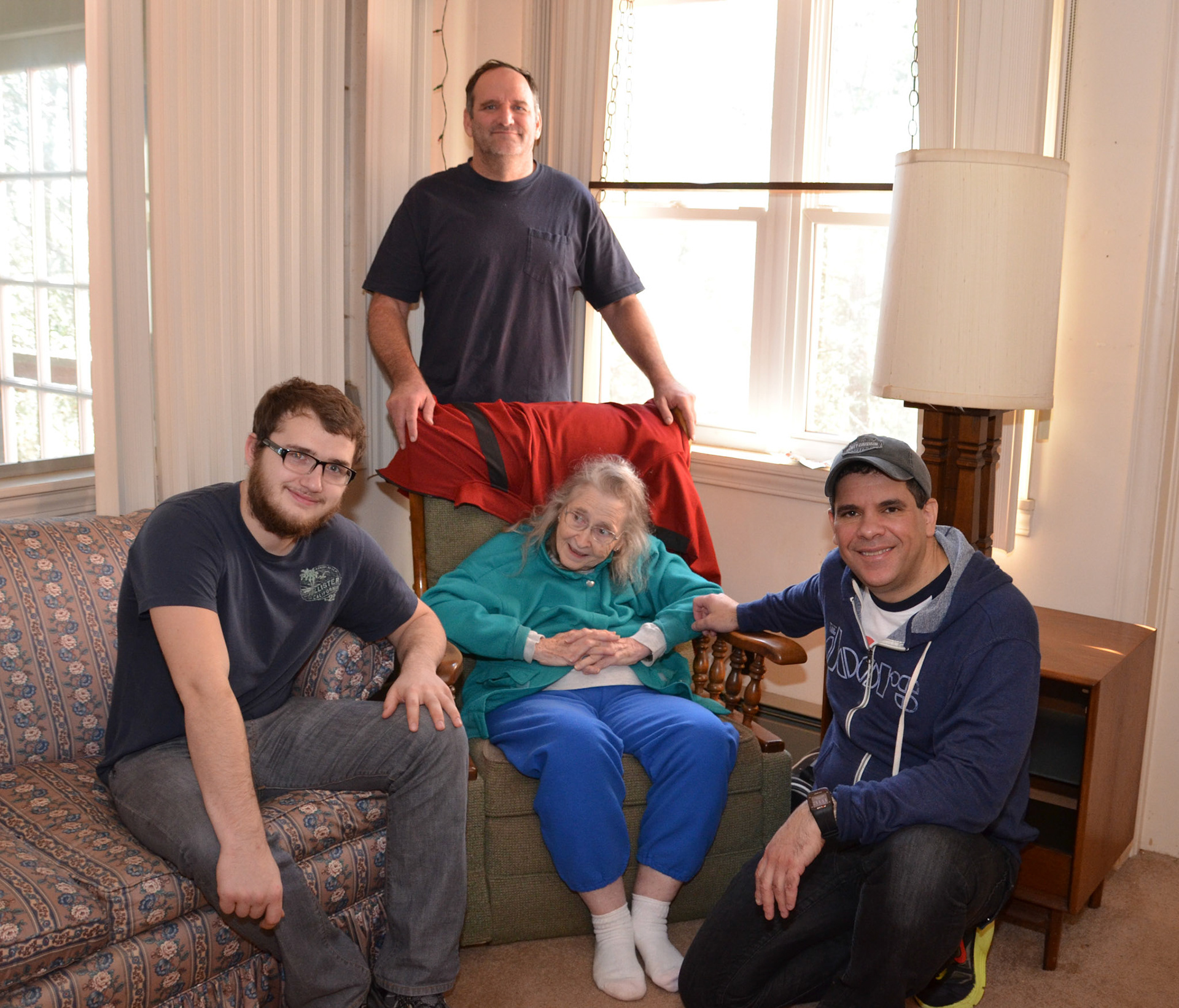 Aaron, Elizabeth, Chevy and Mike