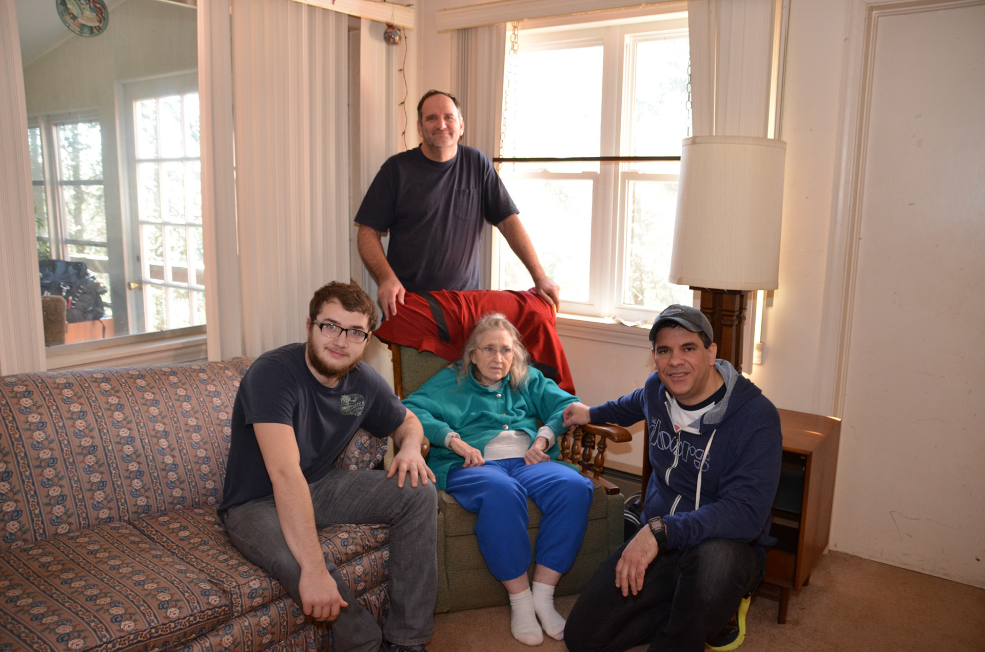 Aaron, Elizabeth, Chevy and Mike