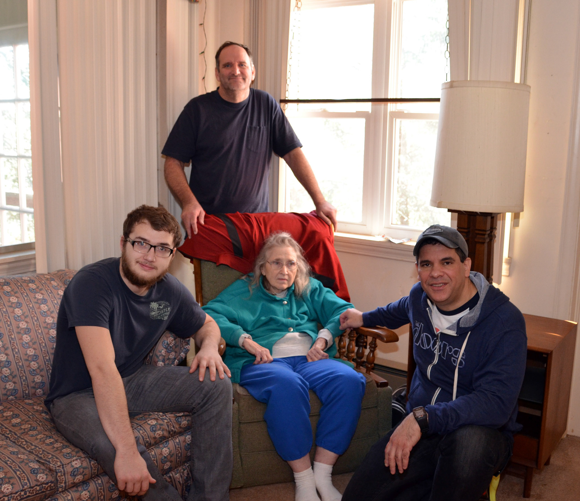 Aaron, Elizabeth, Chevy and Mike