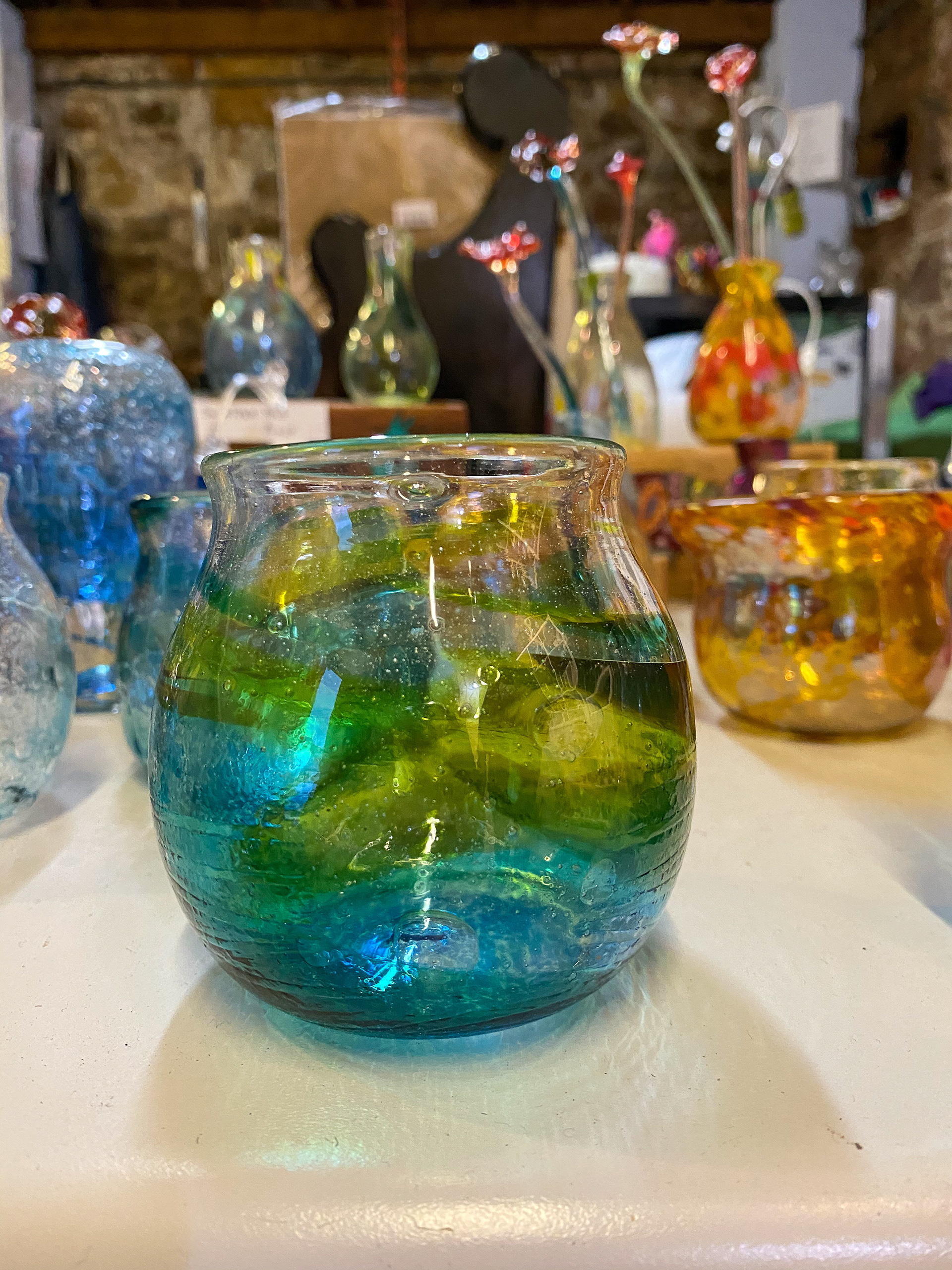 Jersey glass blowing