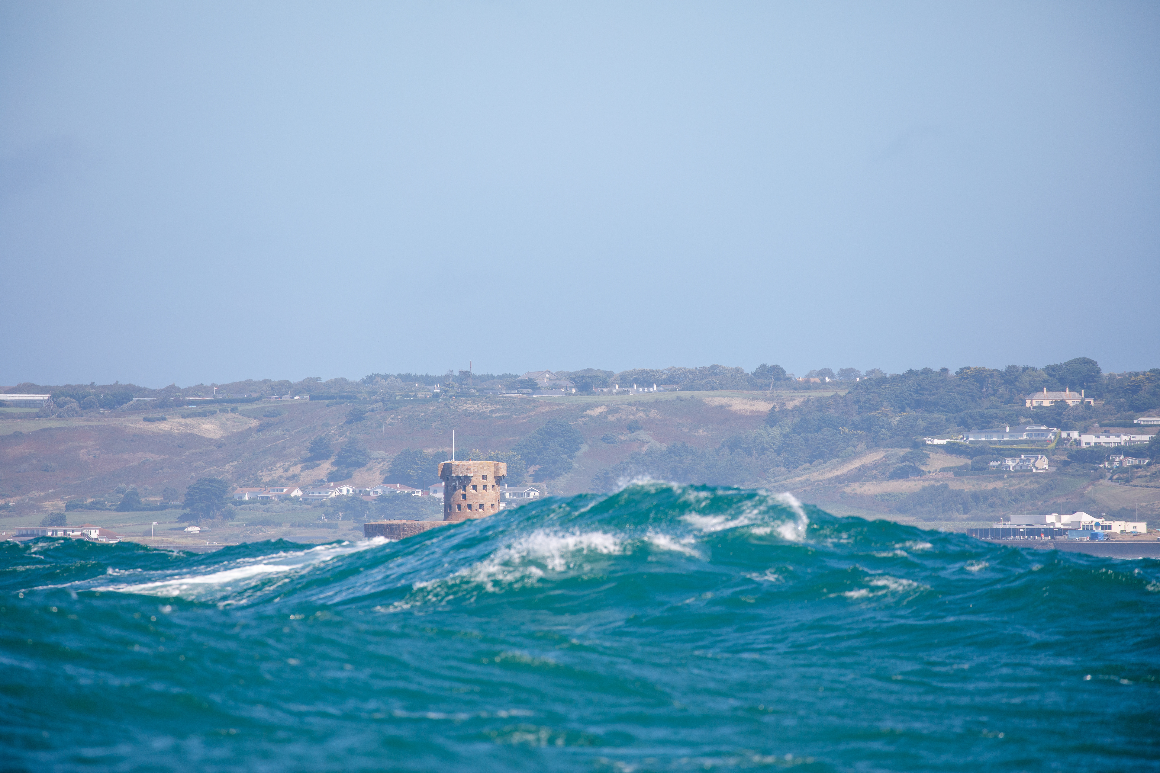 Rocco Tower from Corbiere beach