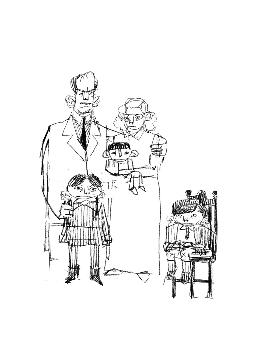 Boceto Familia