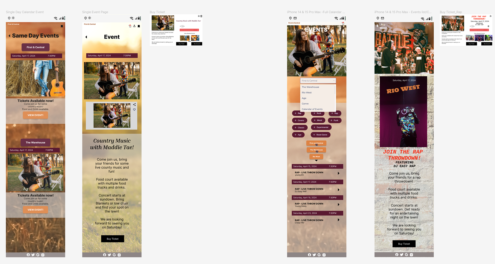 Two ux flows