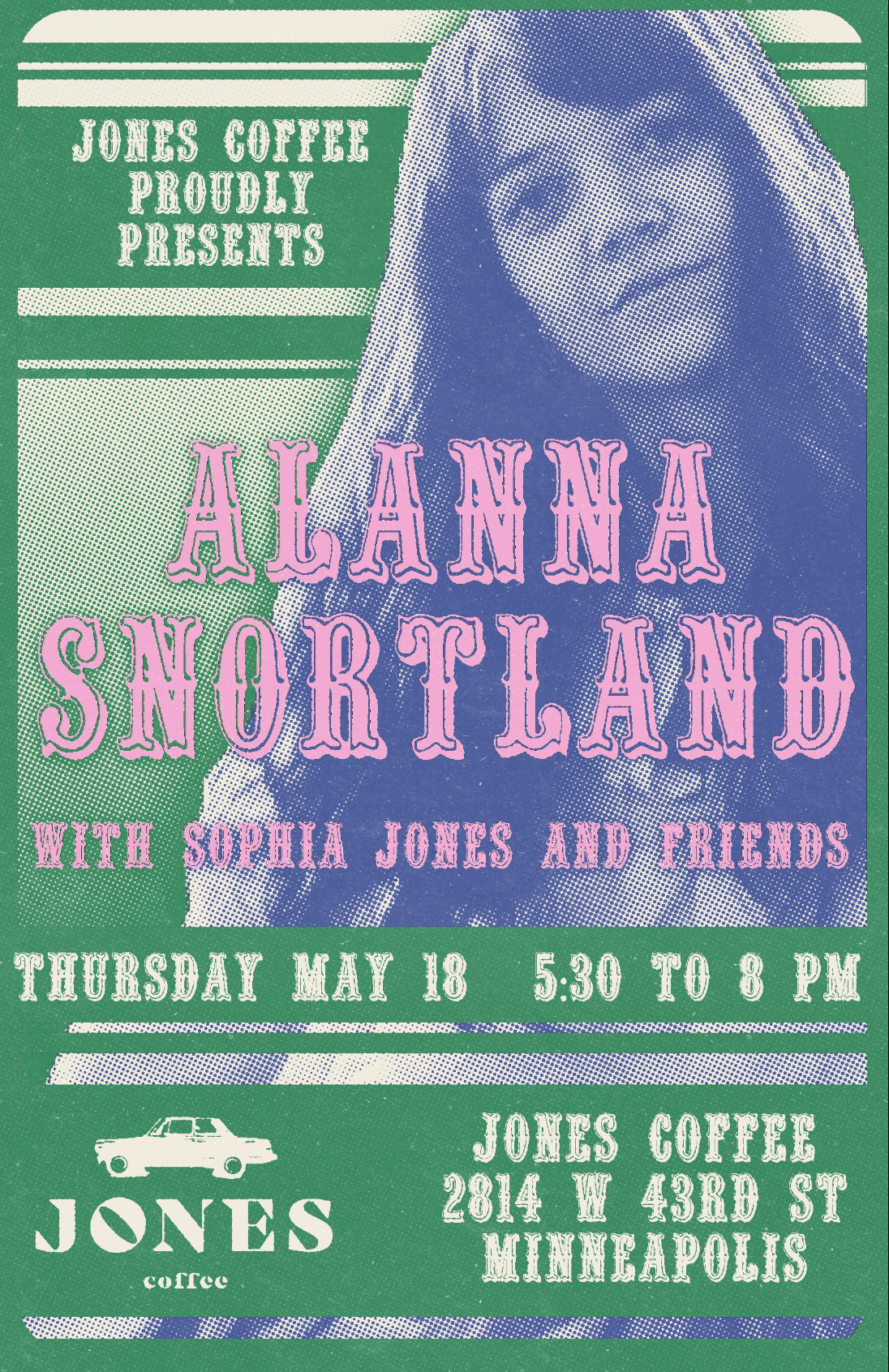 Concert poster, Adobe Illustrator, Adobe Photoshop