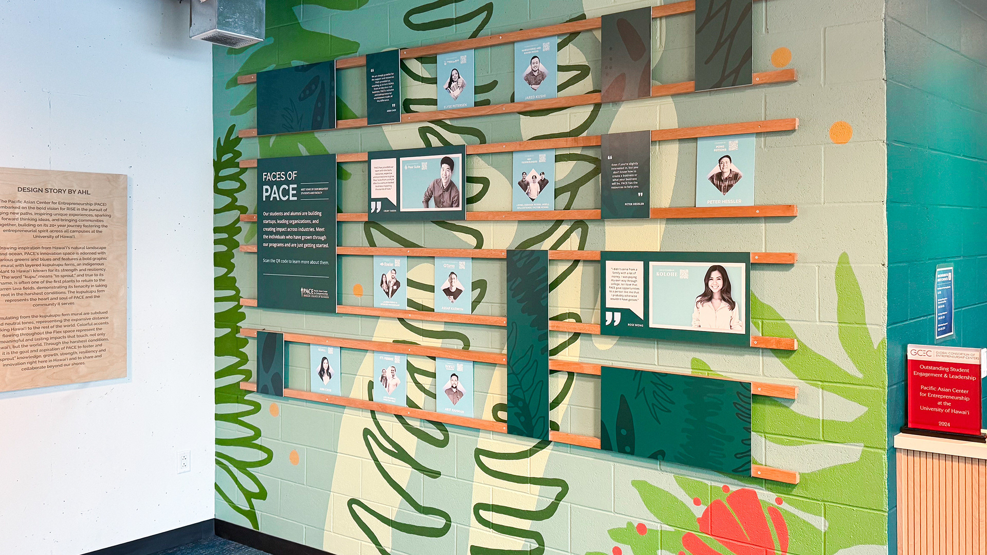 Faces of PACE Wall [Interior Installation]