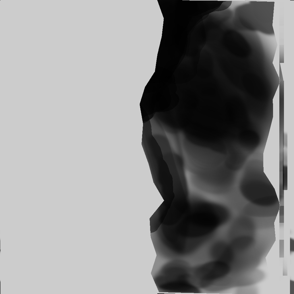 Texture paint made on the road to create the illusion of water puddles.