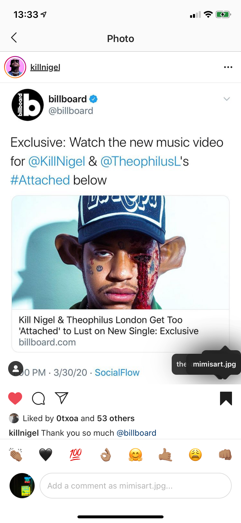 Article written in Billboard Music Magazine.