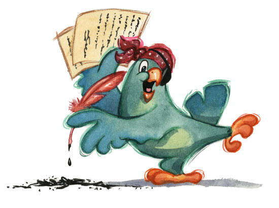 "Scribblers Cove Mascot"