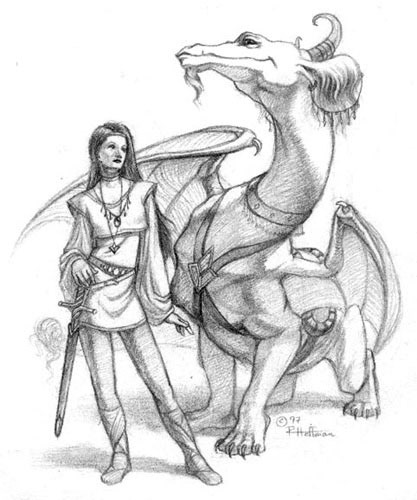 "Posing with a Dragon"
