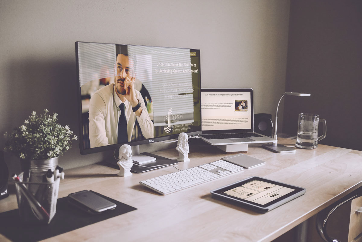 wordpress landing page | consulting services
