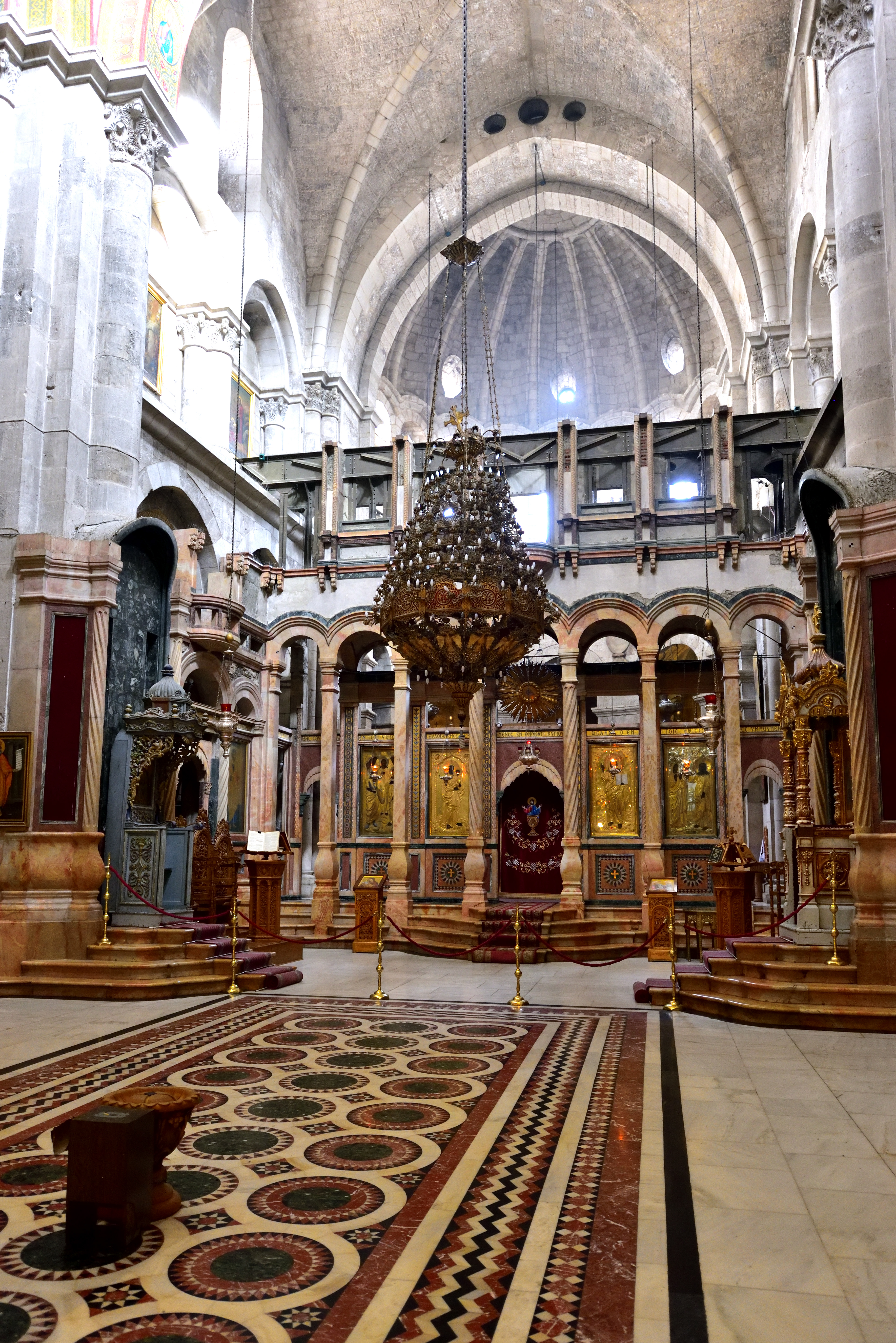 Chrám Božího hrobu, Old City, Jeruzalém, 12/2017