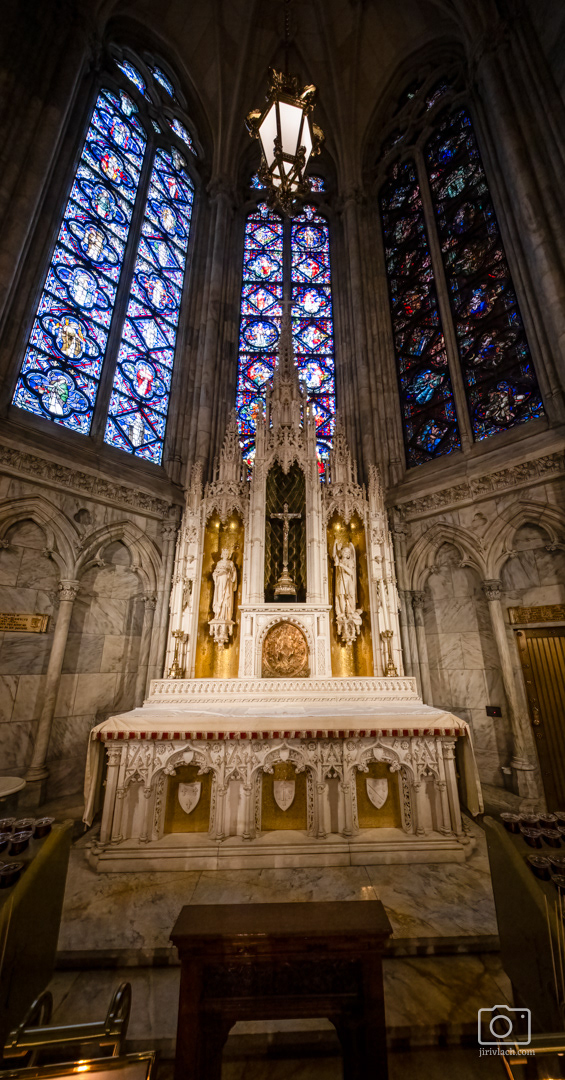 Interiér katedrály Svatého Patrika, 05/2025