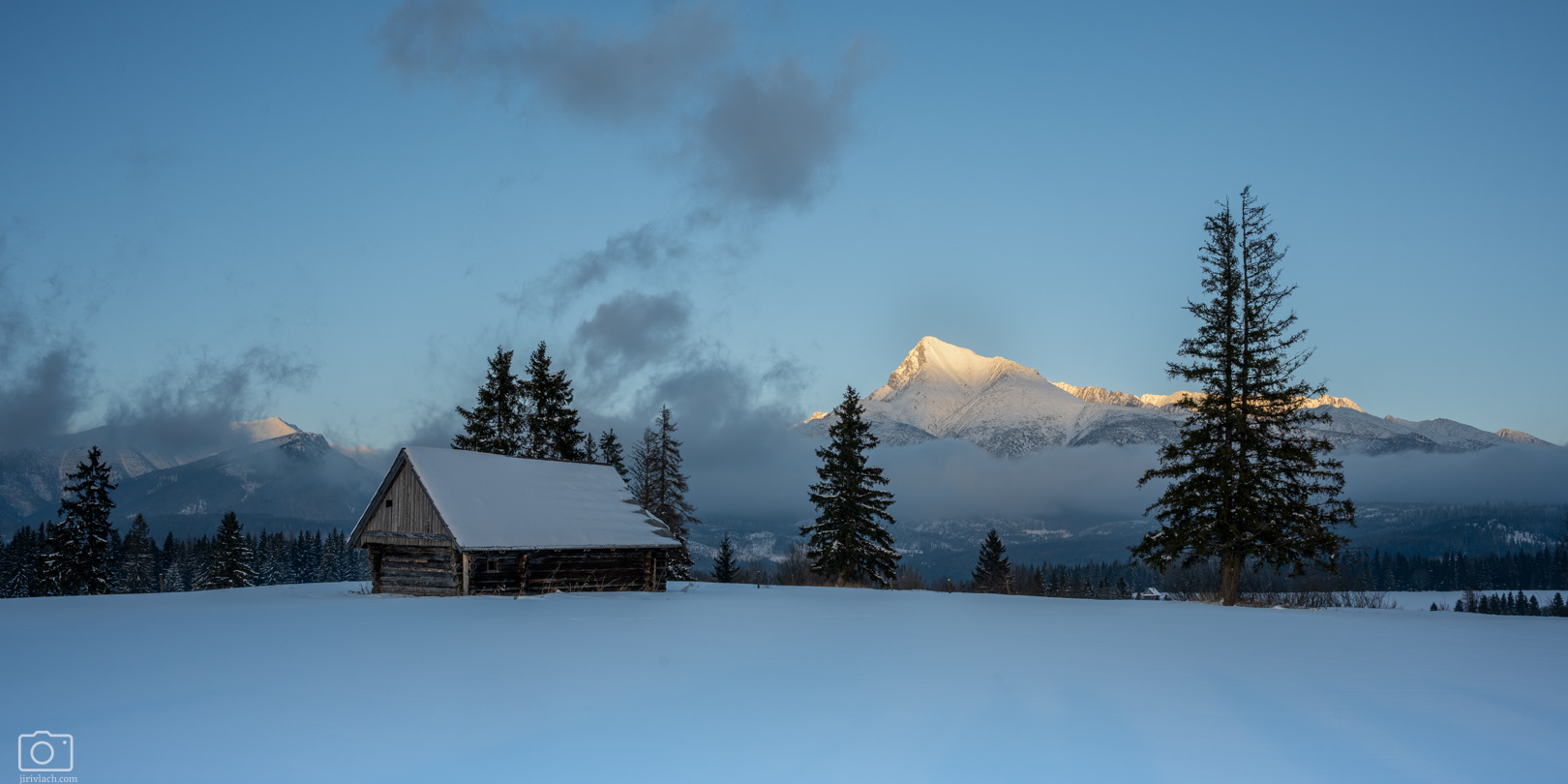 Pohled na Kriváň, Vysoké Tatry, 01/2026
