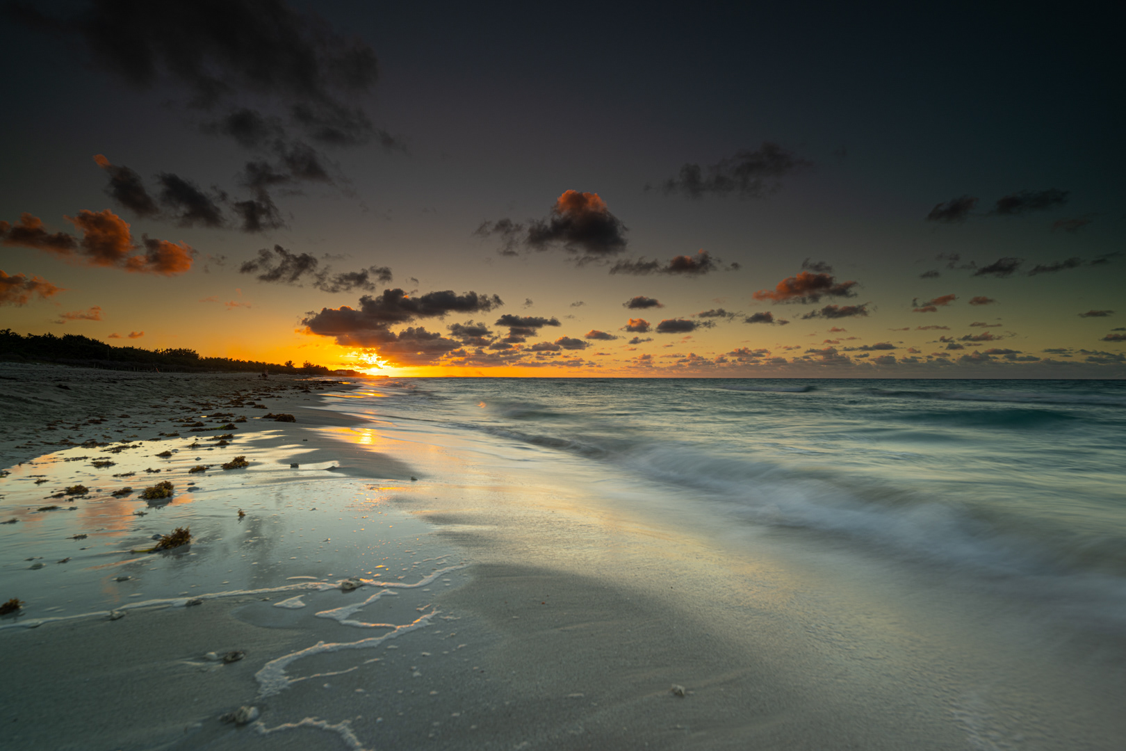 Varadero pláž, Kuba, 12/2022