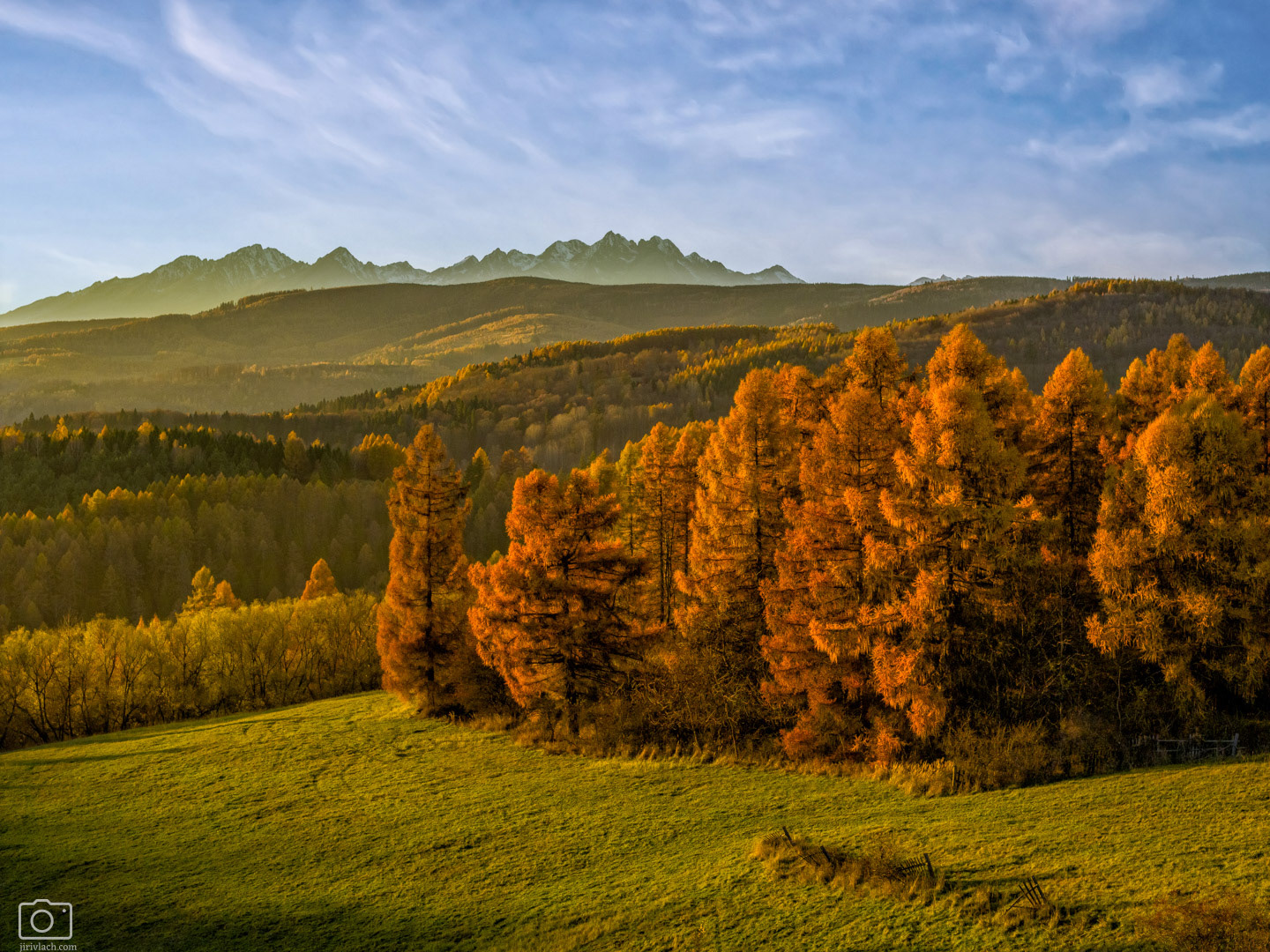 Když podzim maluje, Závada, pohled na Vysoké Tatry, 11/2025
