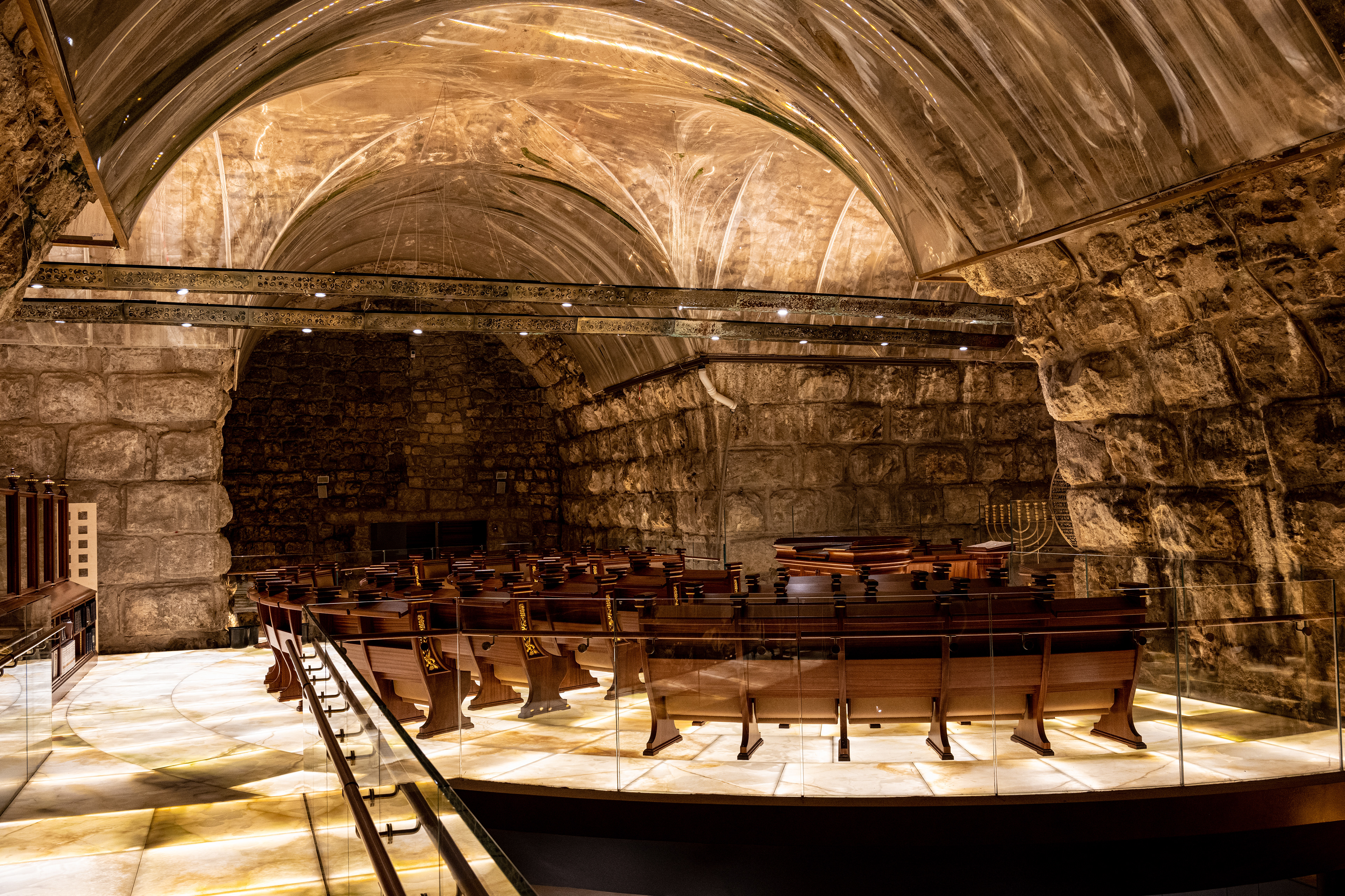 Synagoga pod Zdí nářků, Jeruzalém, 12/2017