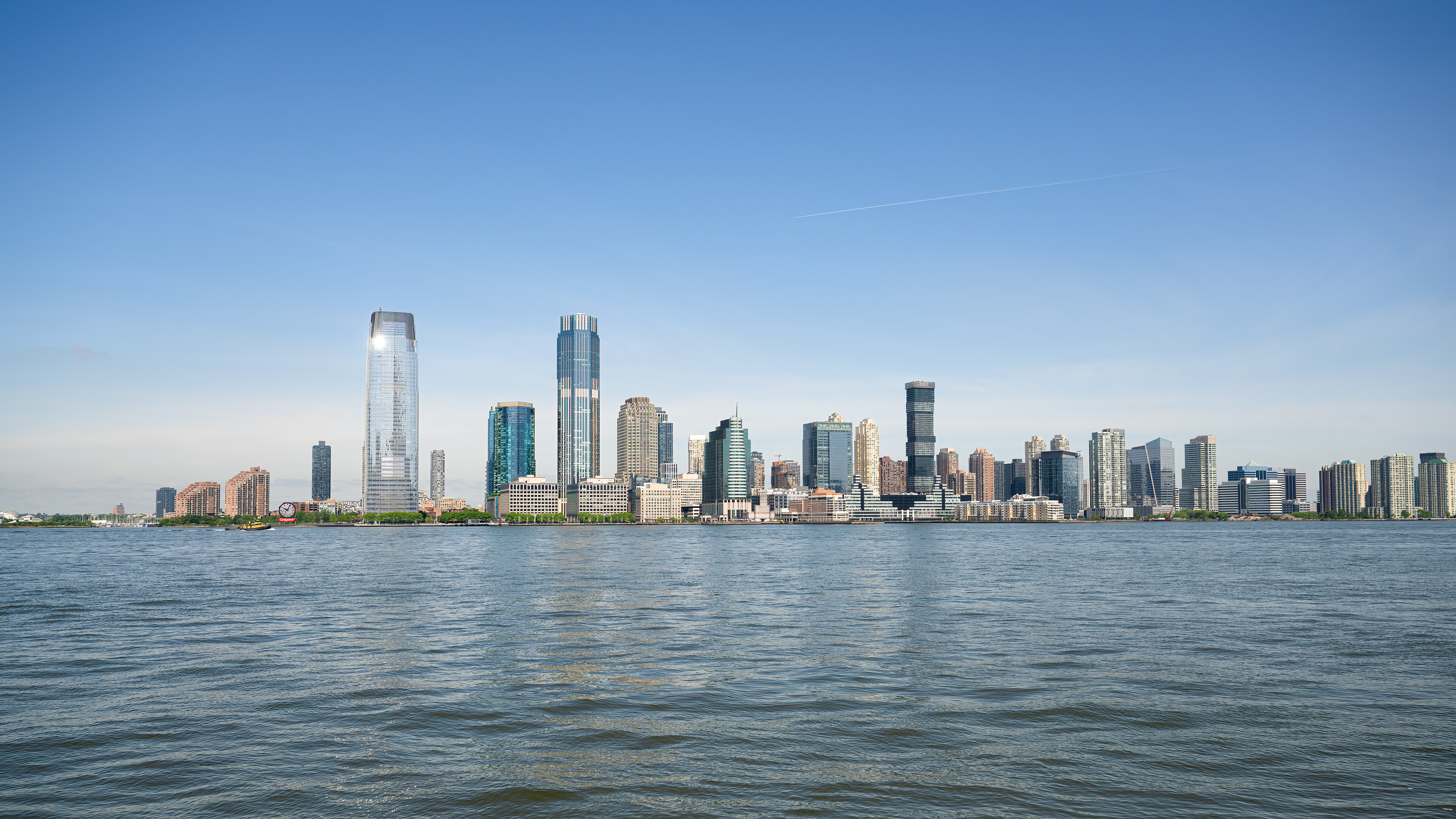 New Jersey, pohled přes řeku Hudson