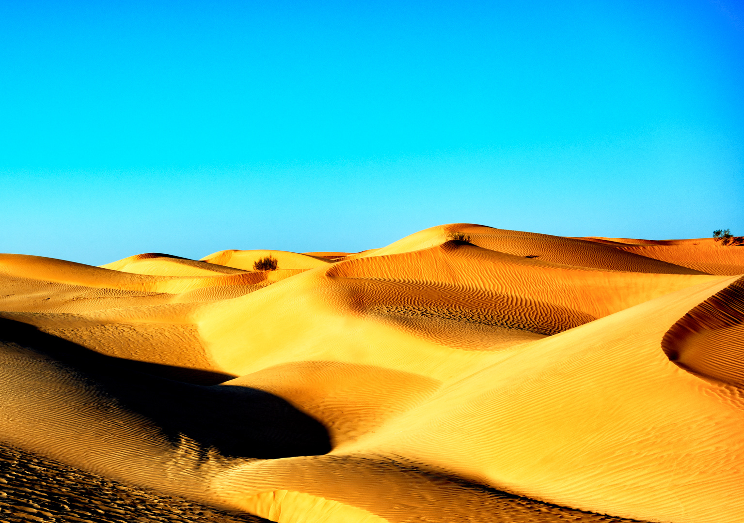 Poušť Rub Al Khali, Omán, 12/2021