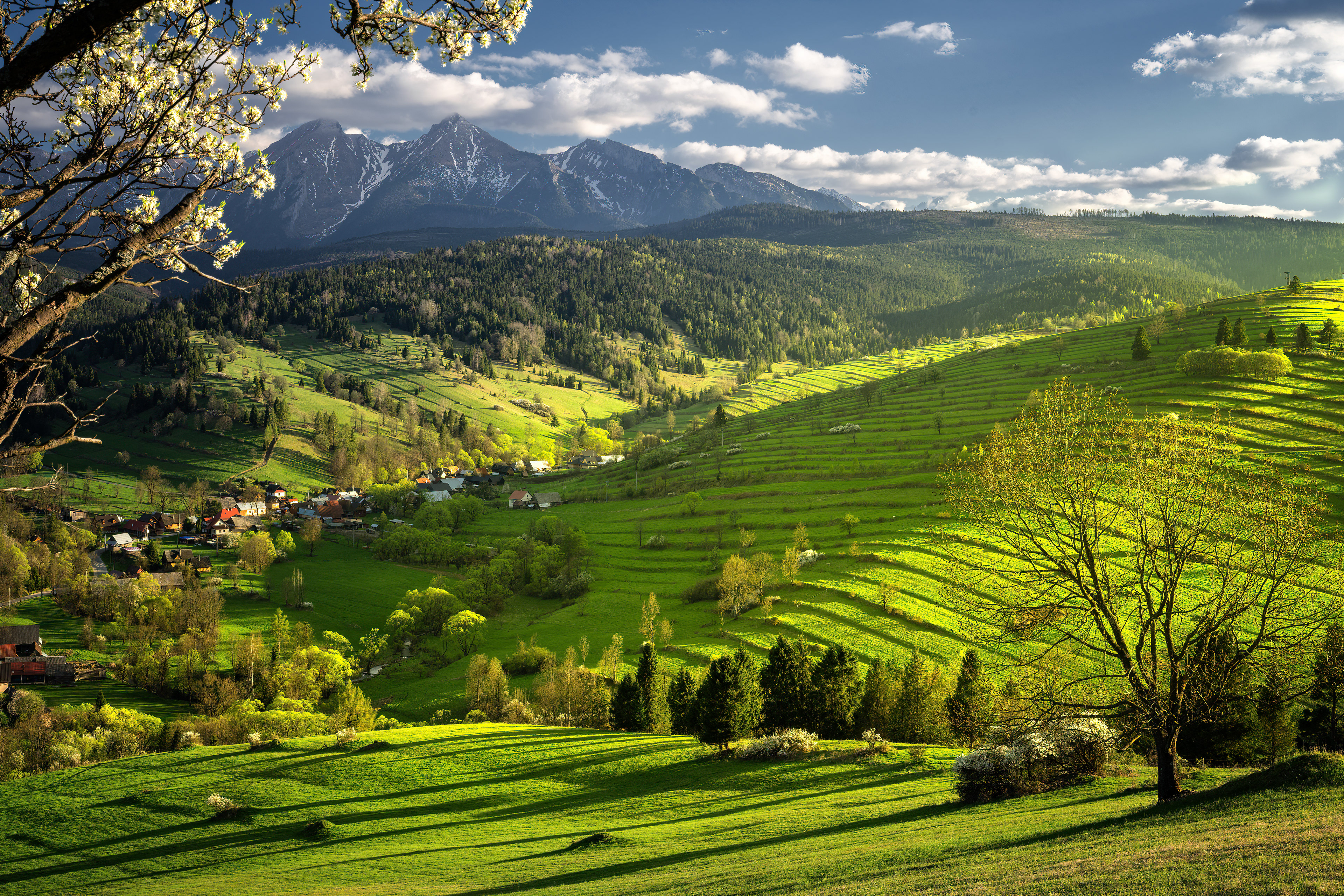 Západ slunce, Osturňa, 04/2025