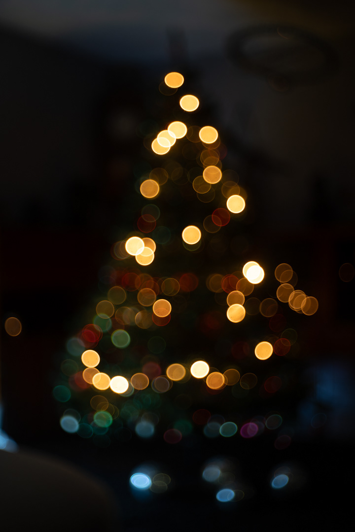 Vánoce 2023, test bokehu