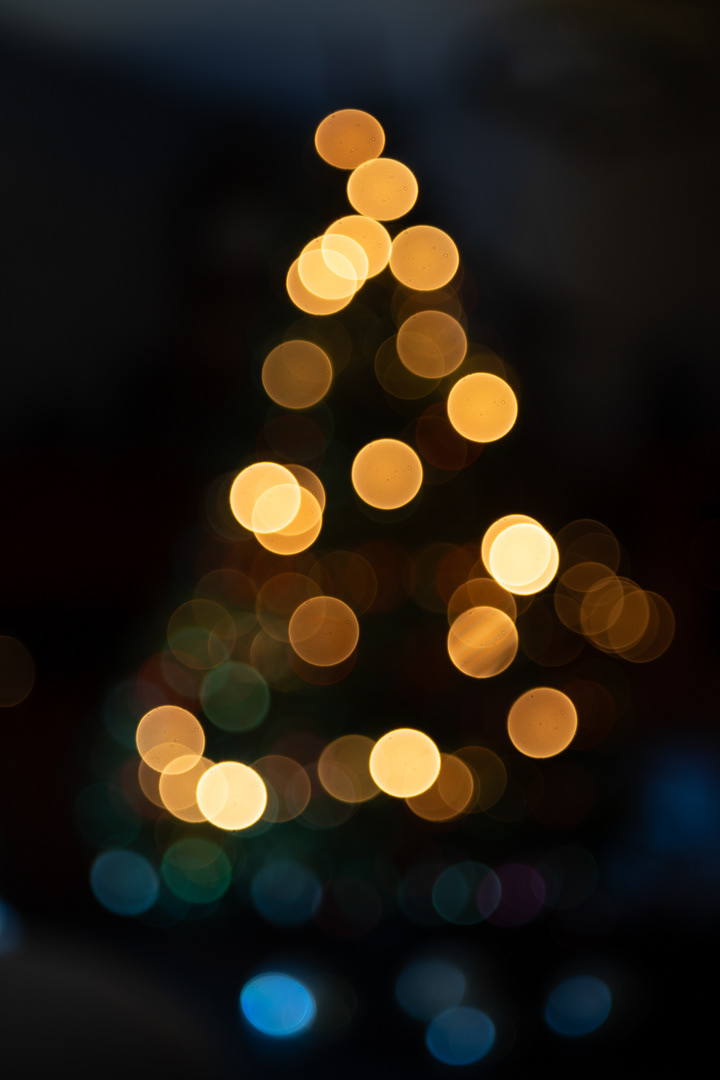 Vánoce 2023, test bokehu