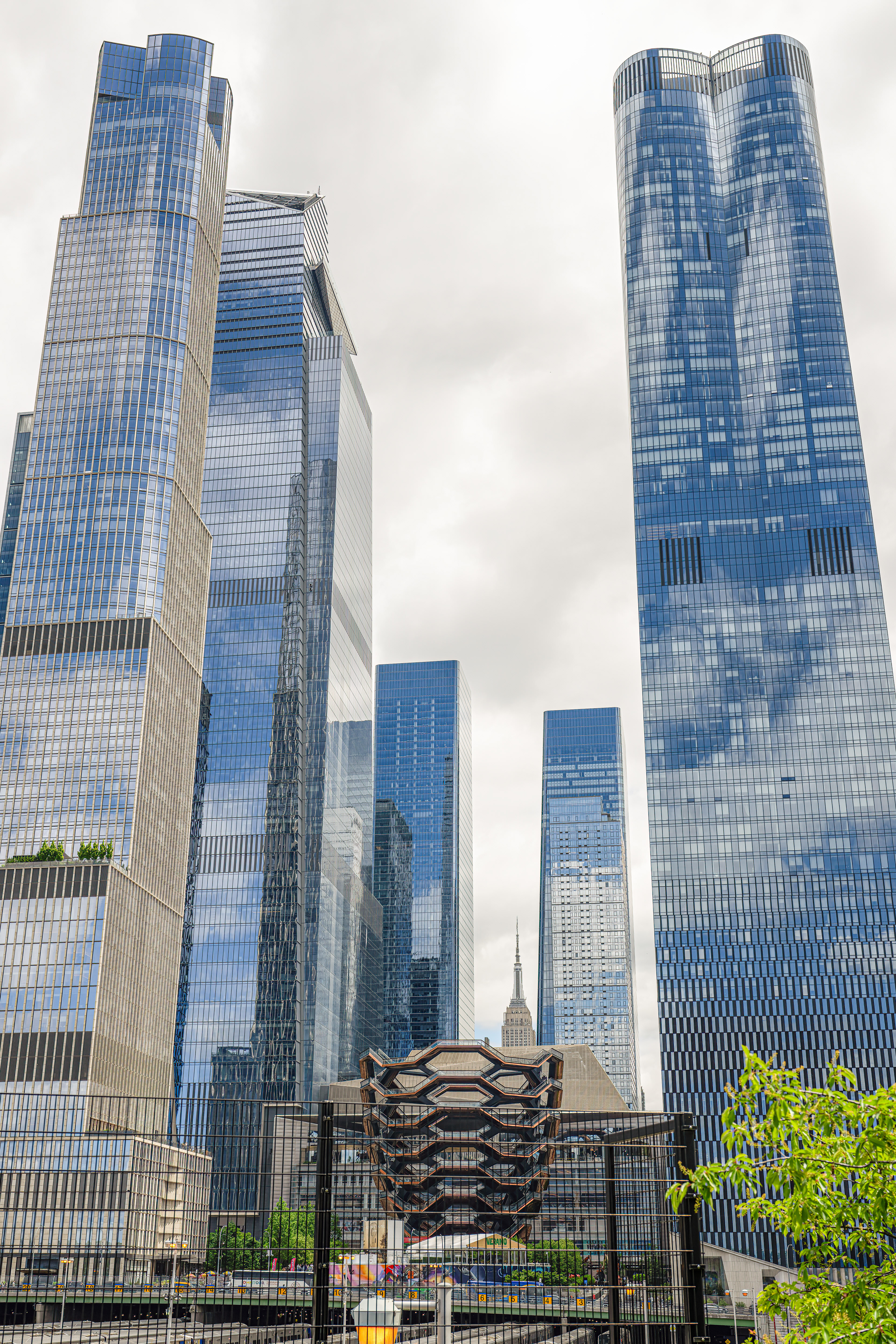Mrakodrapy Hudson Yards, pohled od High Line