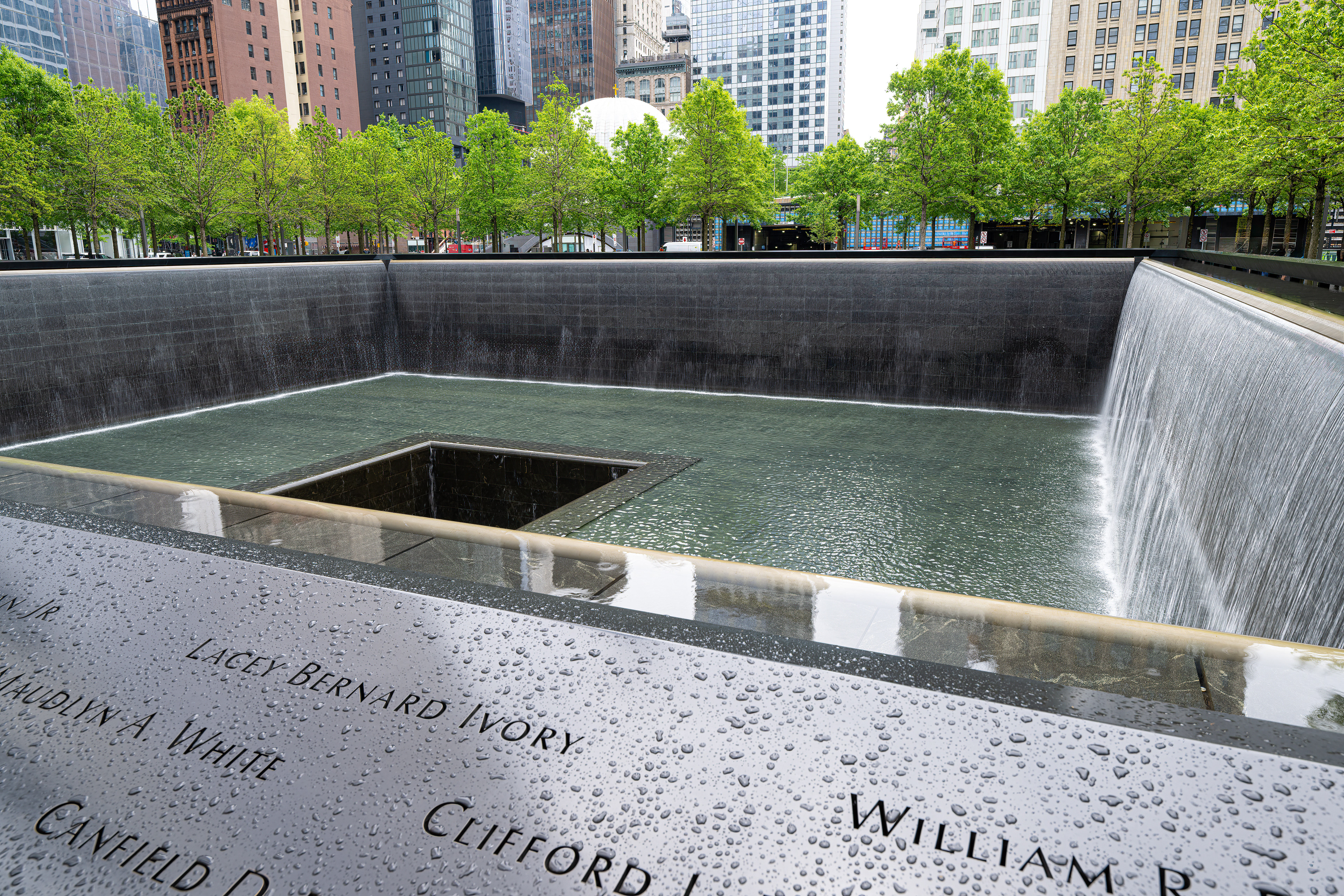 September 11, 2001, památník obětem, New York, Manhattan