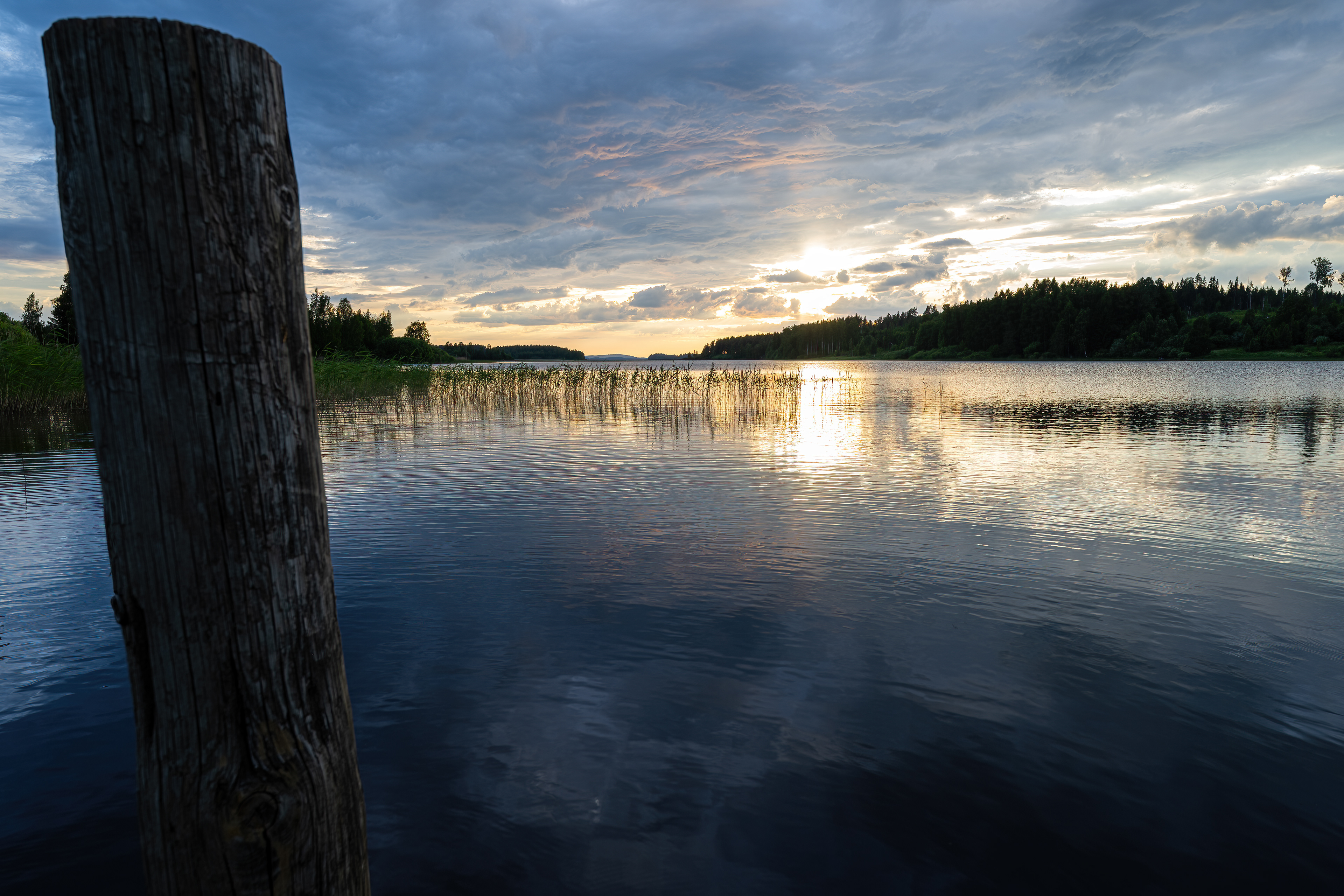 Jezero Ryönänlahti, Finsko