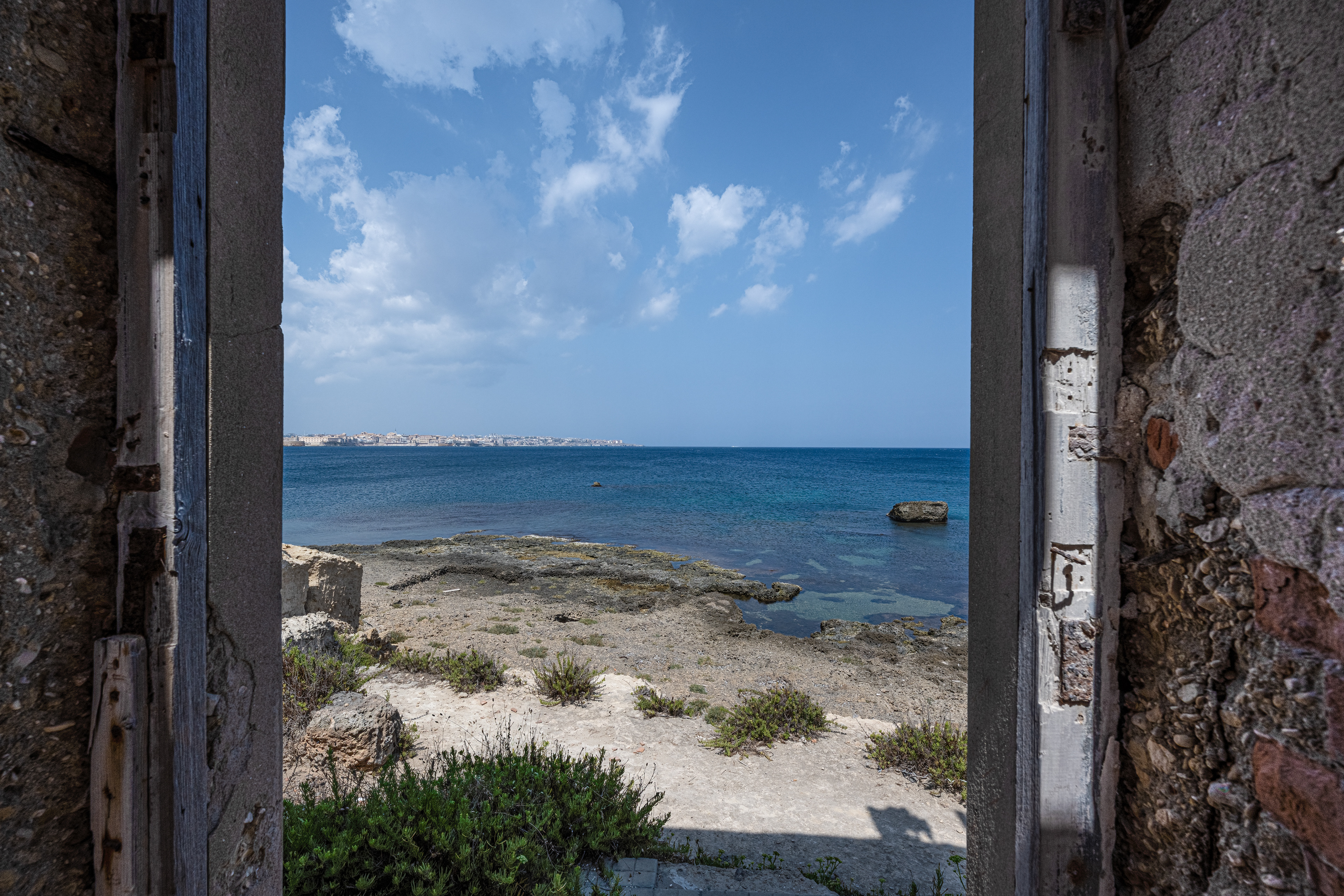 Plemmirio, opuštěné domy