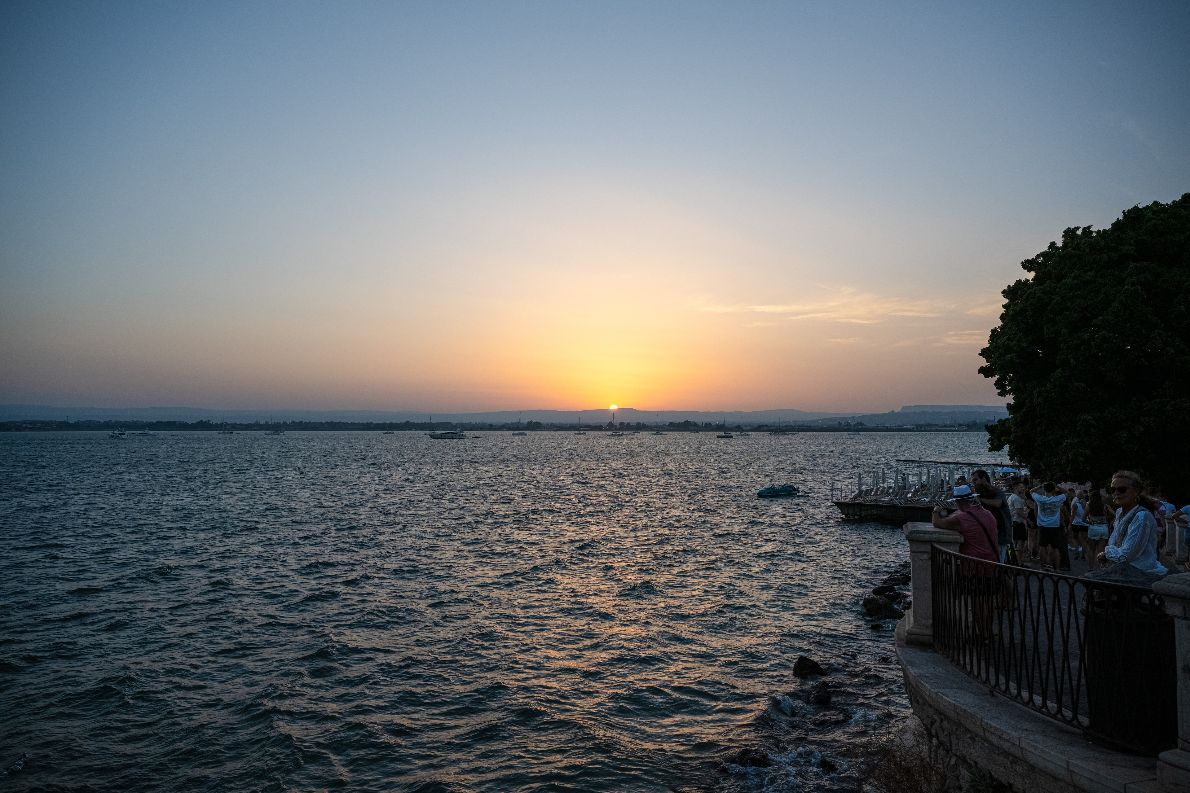 Syracusy, pohled z promenády