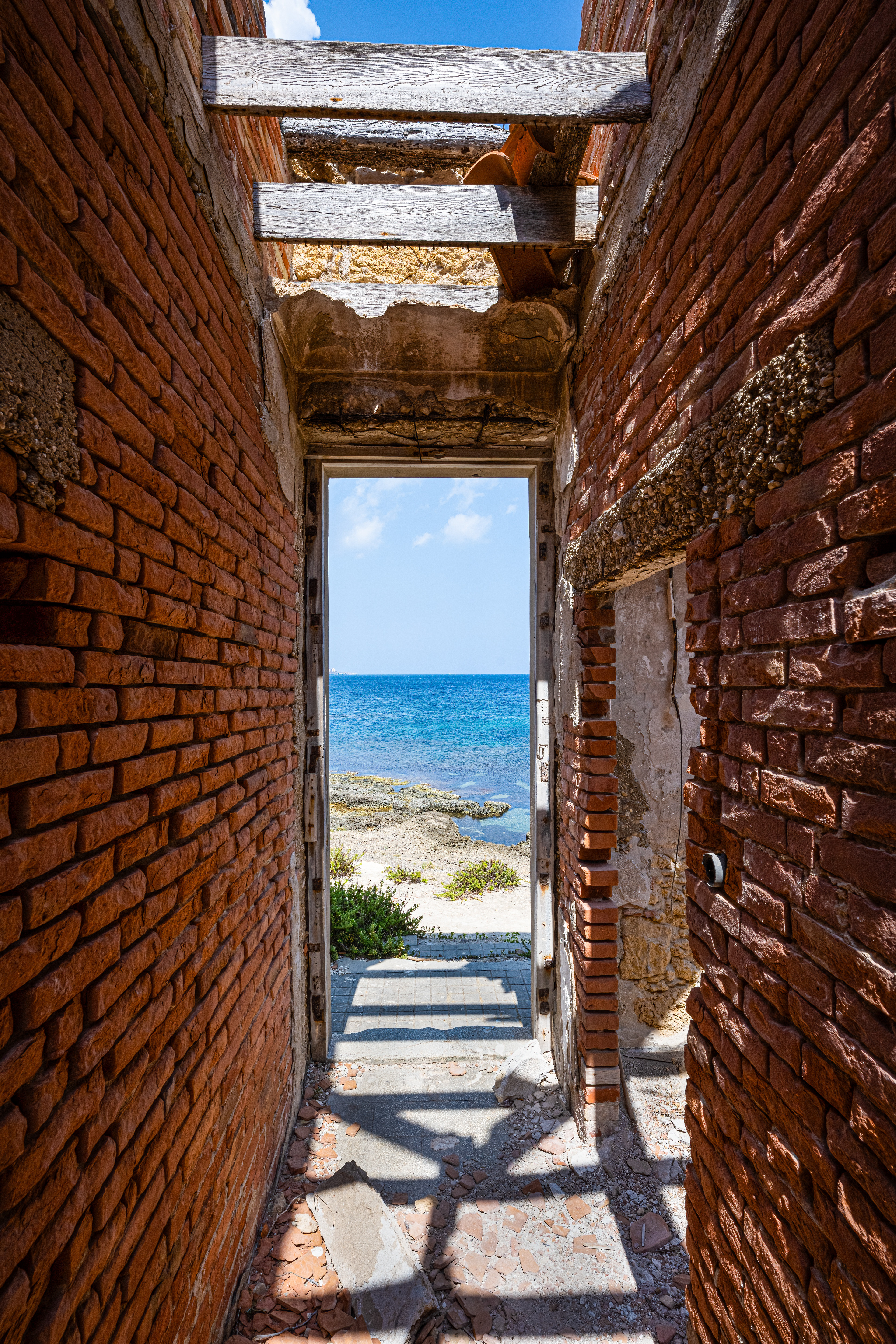 Plemmirio, opuštěné domy