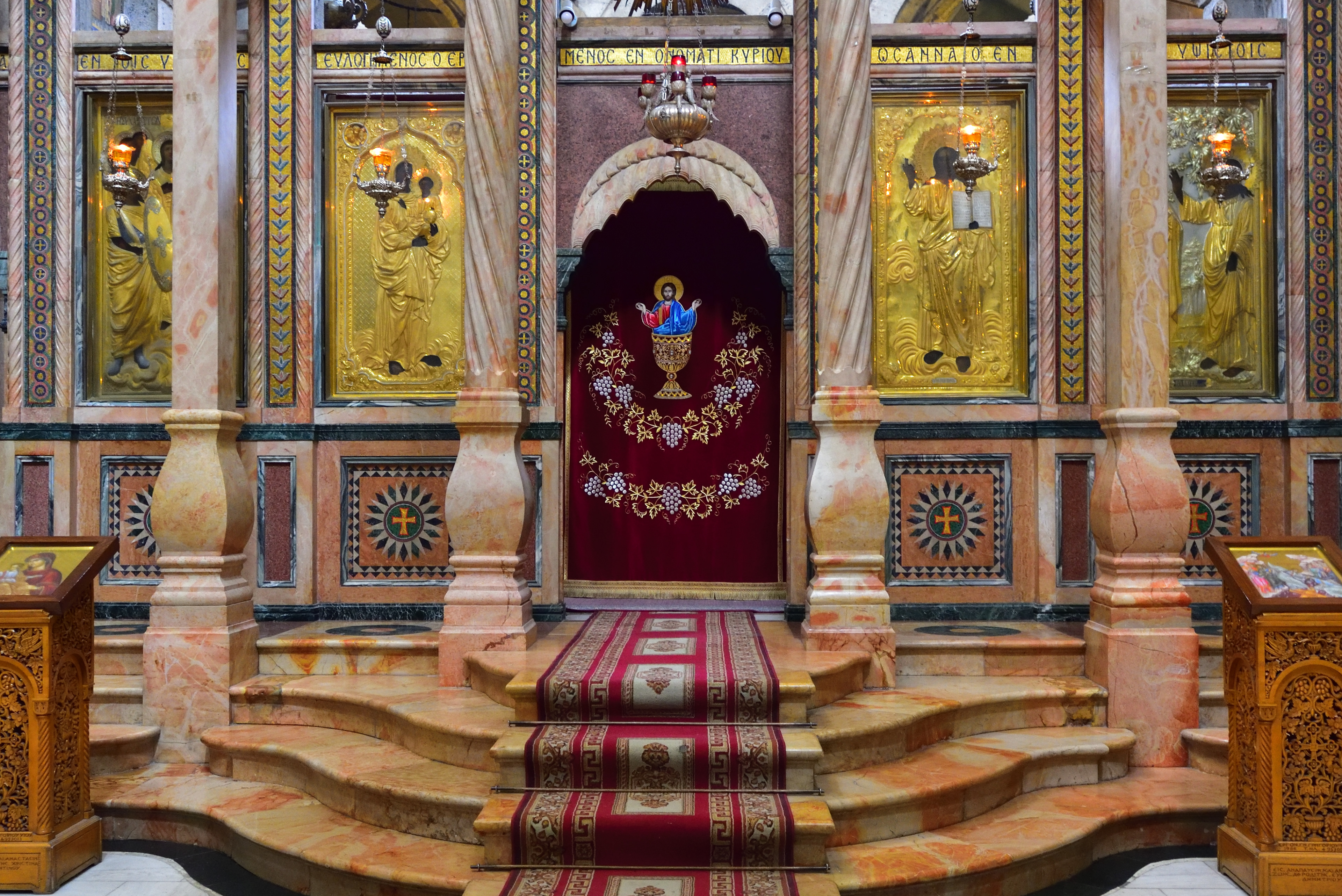 Chrám Božího hrobu, Old City, Jeruzalém, 12/2017