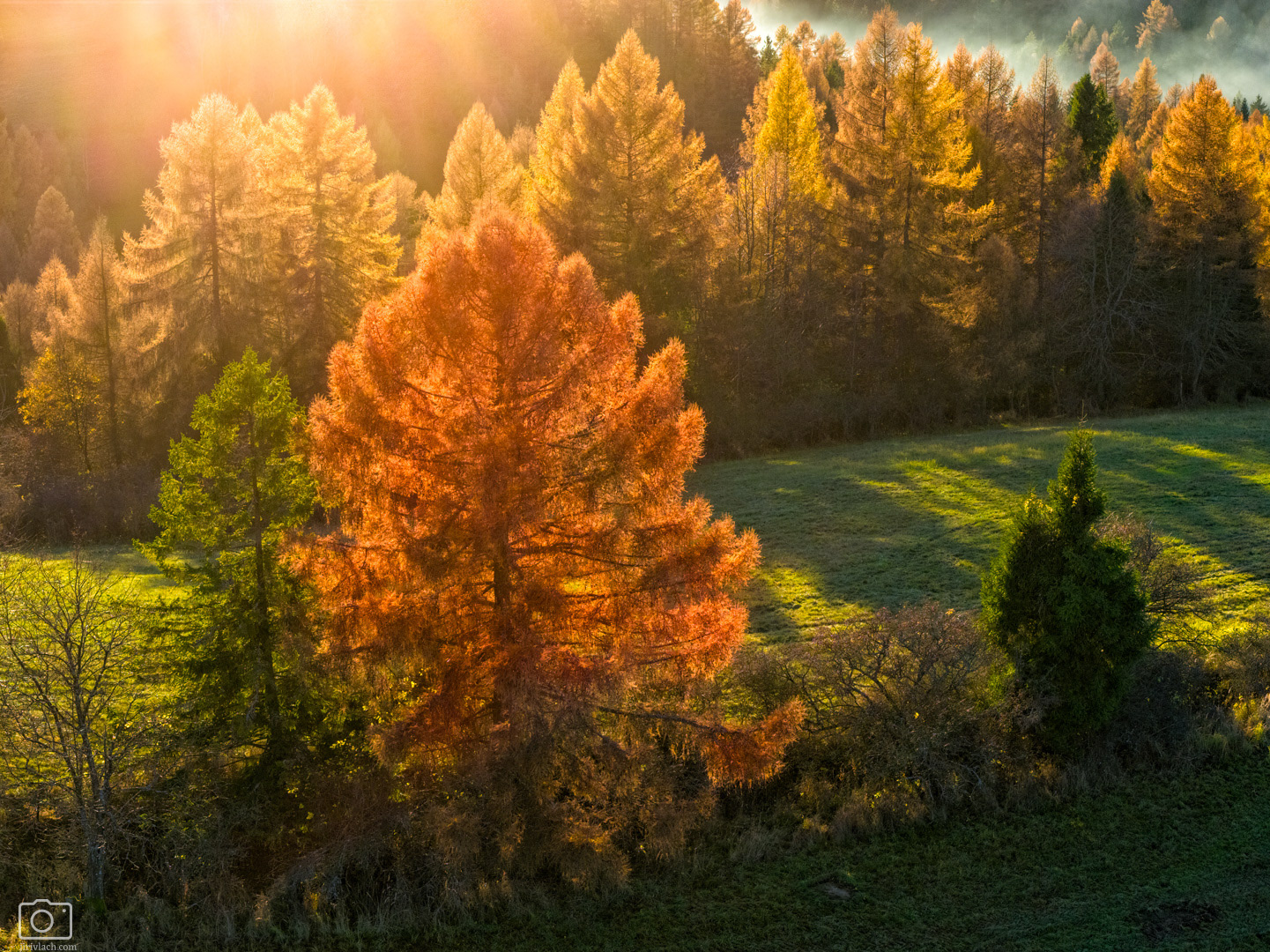 Když podzim maluje, Závada, pohled na Vysoké Tatry, 11/2025