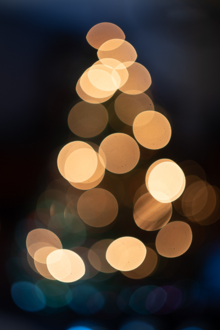 Vánoce 2023, test bokehu, Biotar 58/2 T