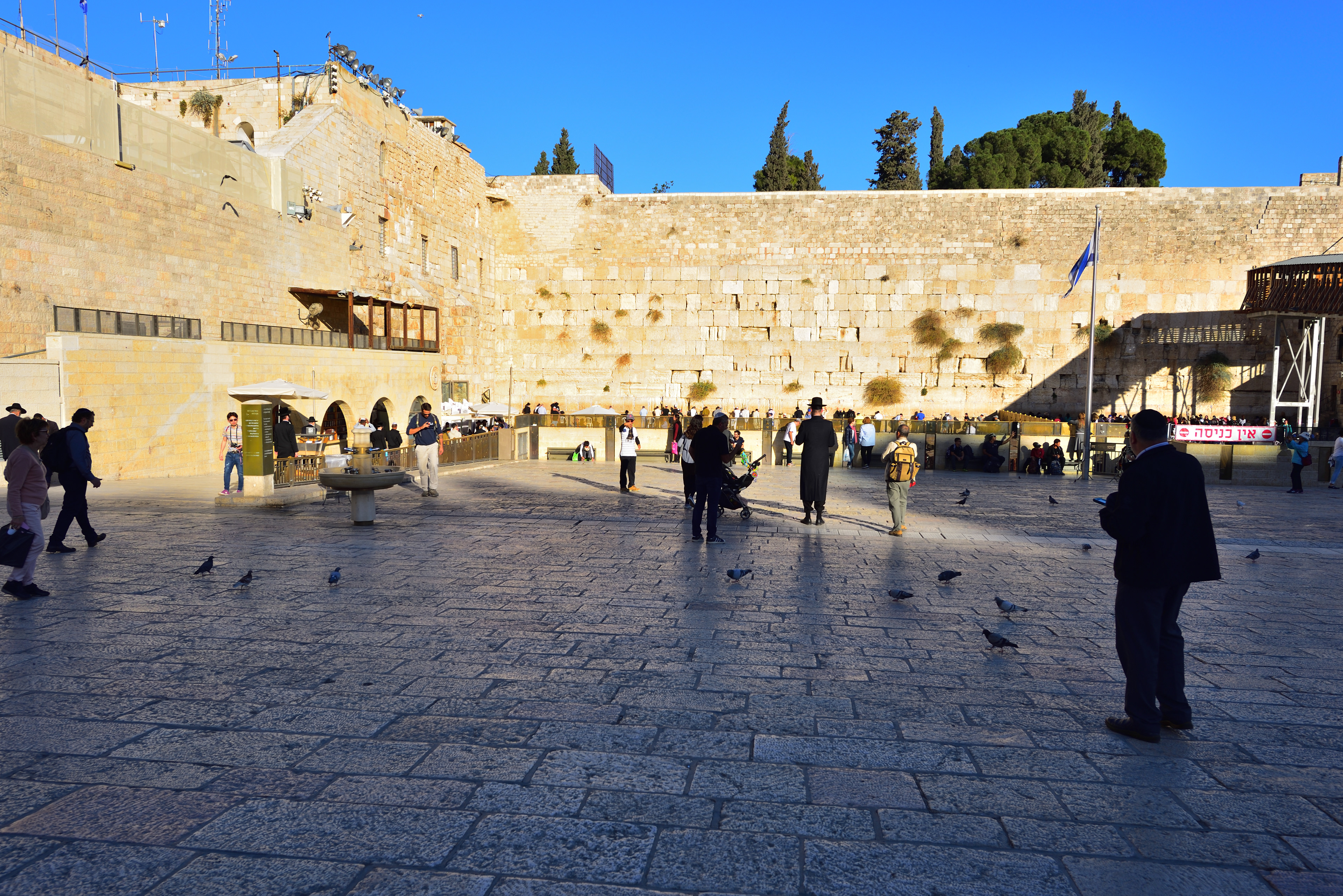 Zeď nářků, Jeruzalém, 12/2017