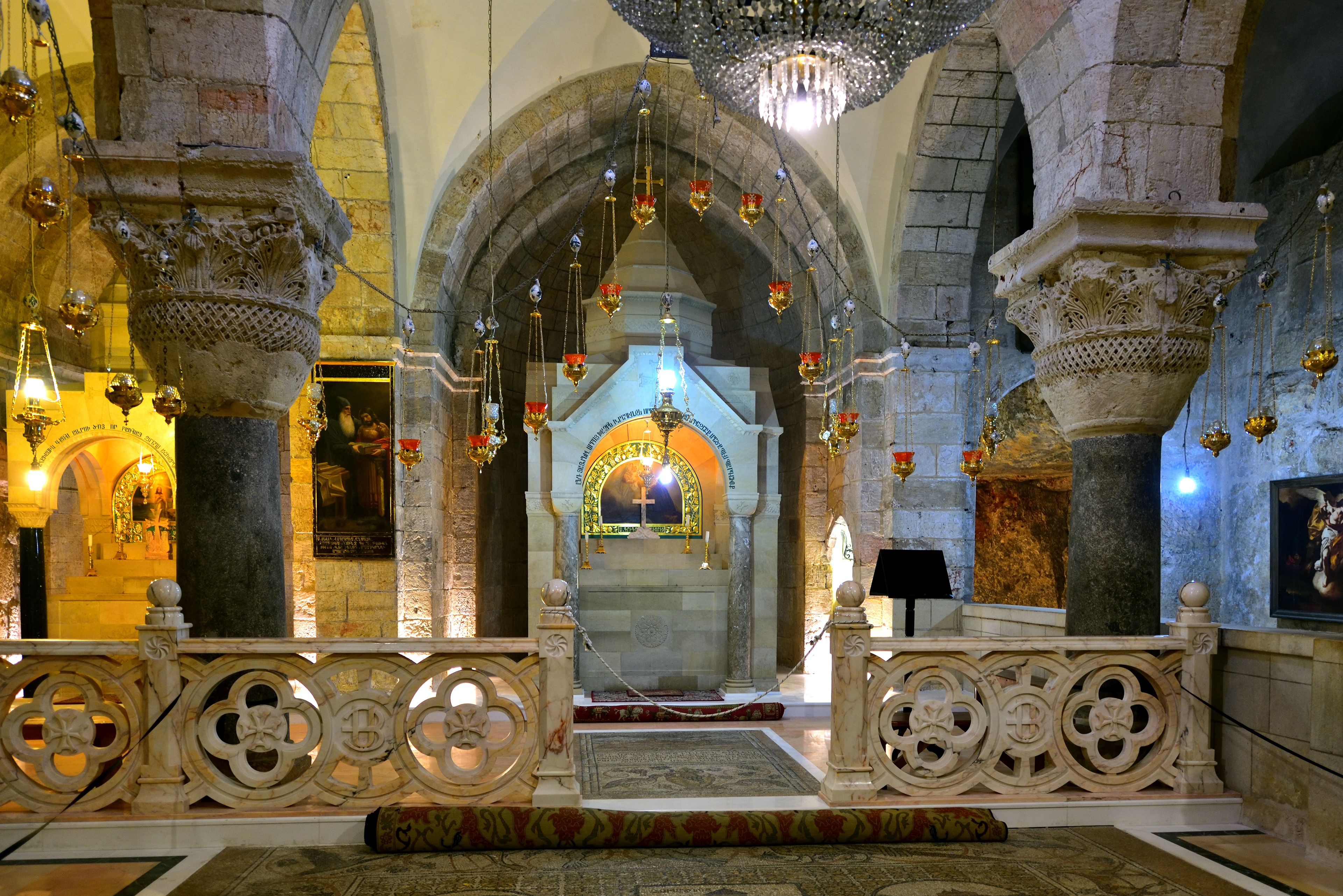 Chrám Božího hrobu, Old City, Jeruzalém, 12/2017