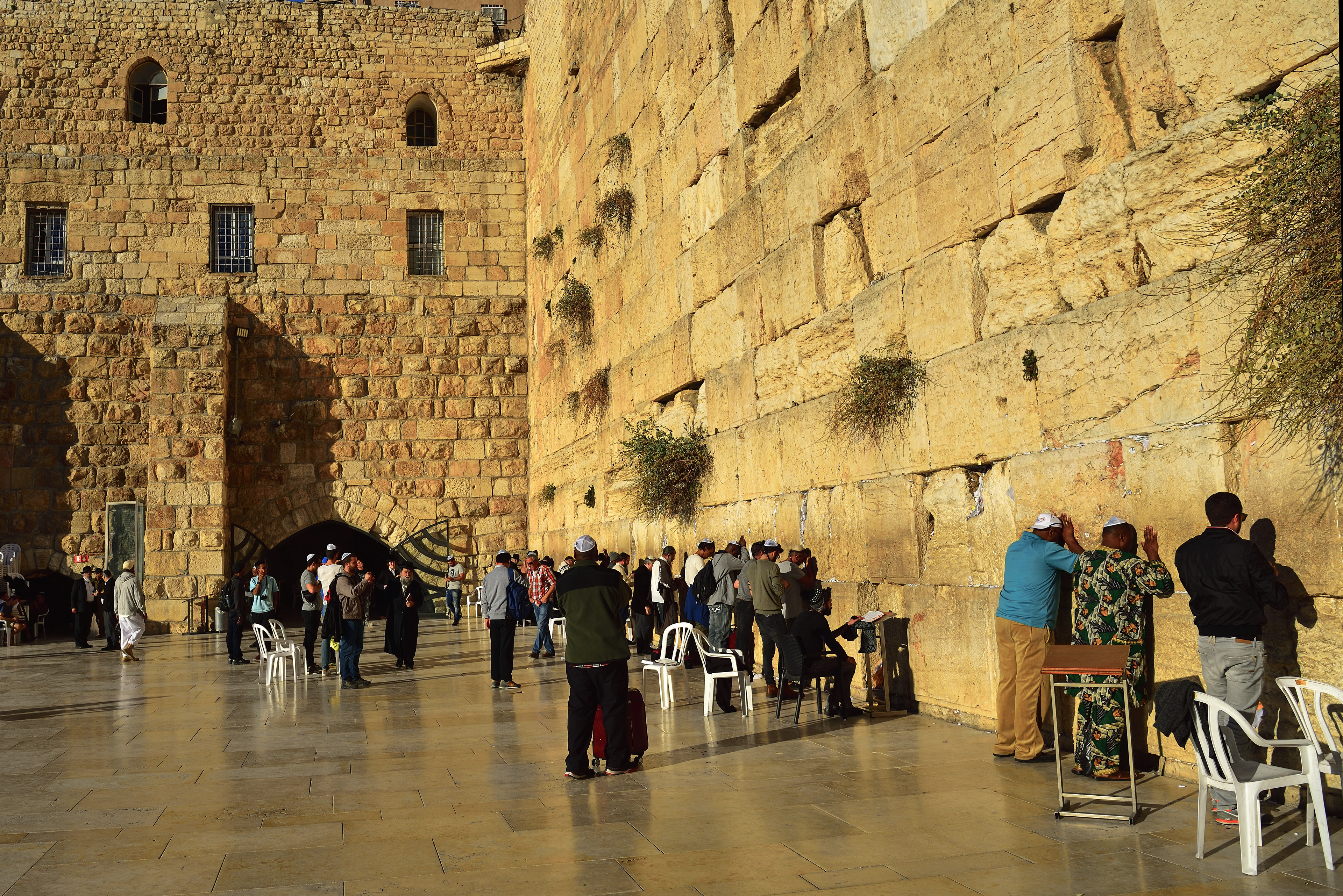 Zeď nářků, Jeruzalém, 12/2017